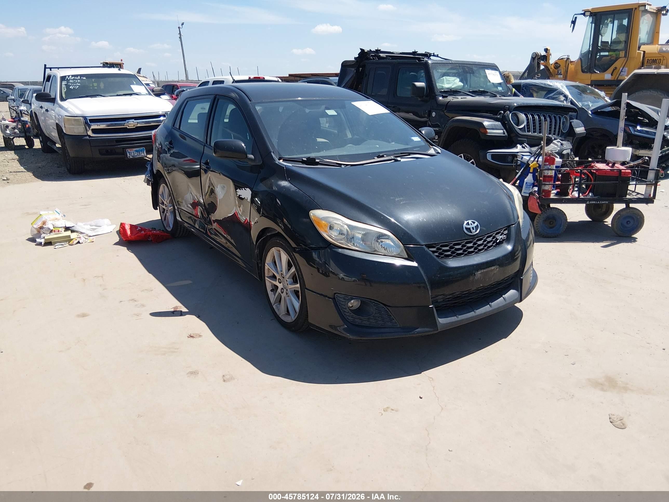 2010 Toyota Matrix Xrs Black vin: 2T1ME4EE7AC005959