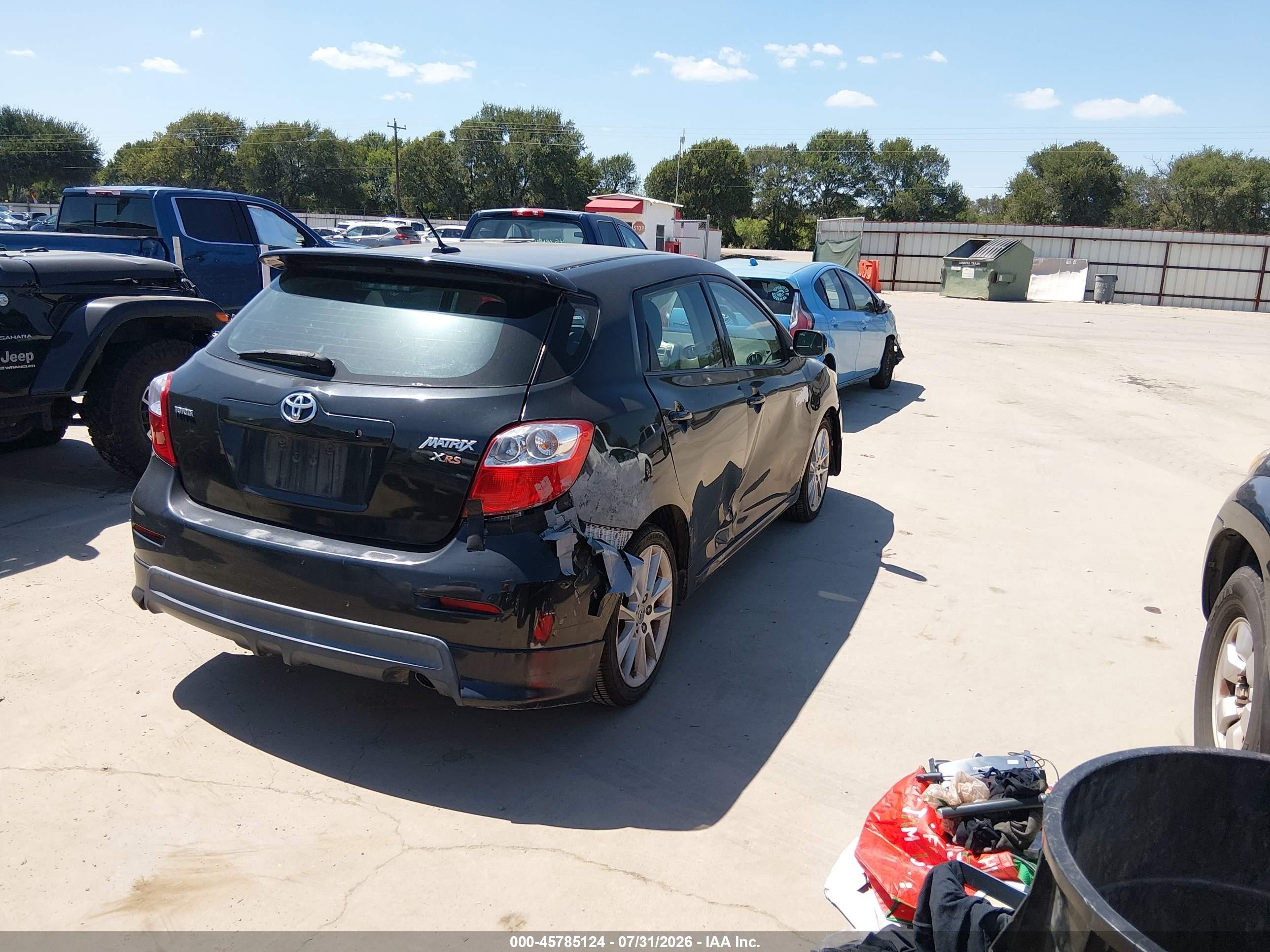 2010 Toyota Matrix Xrs Black vin: 2T1ME4EE7AC005959