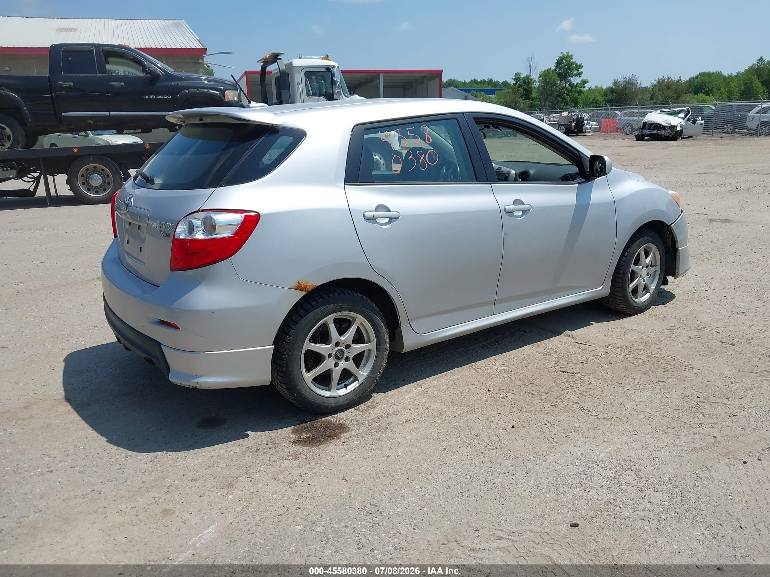 2010 Toyota Matrix Xrs Silver vin: 2T1ME4EE8AC005789