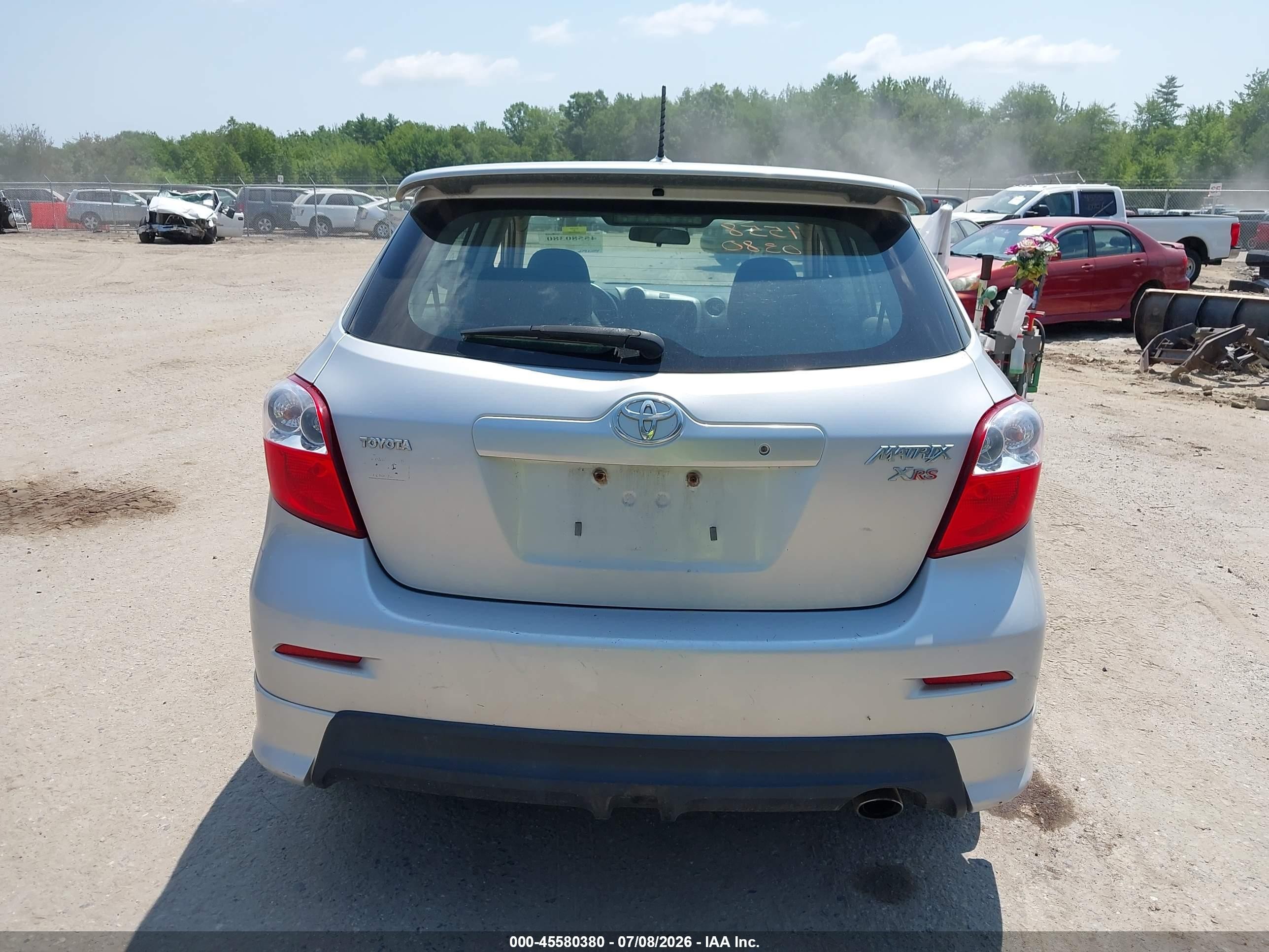 2010 Toyota Matrix Xrs Silver vin: 2T1ME4EE8AC005789