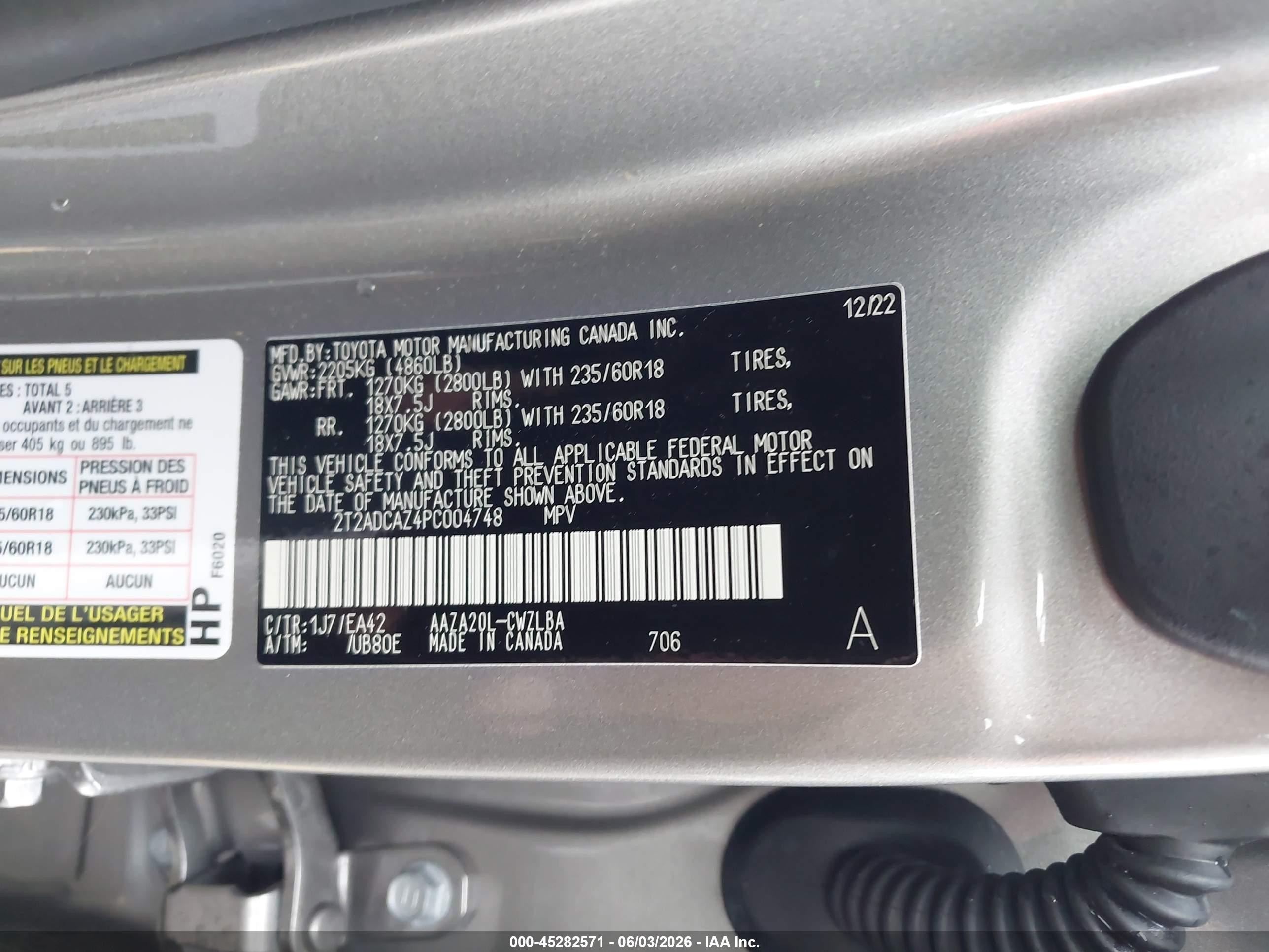 2023 Lexus Nx 250 Silver vin: 2T2ADCAZ4PC004748
