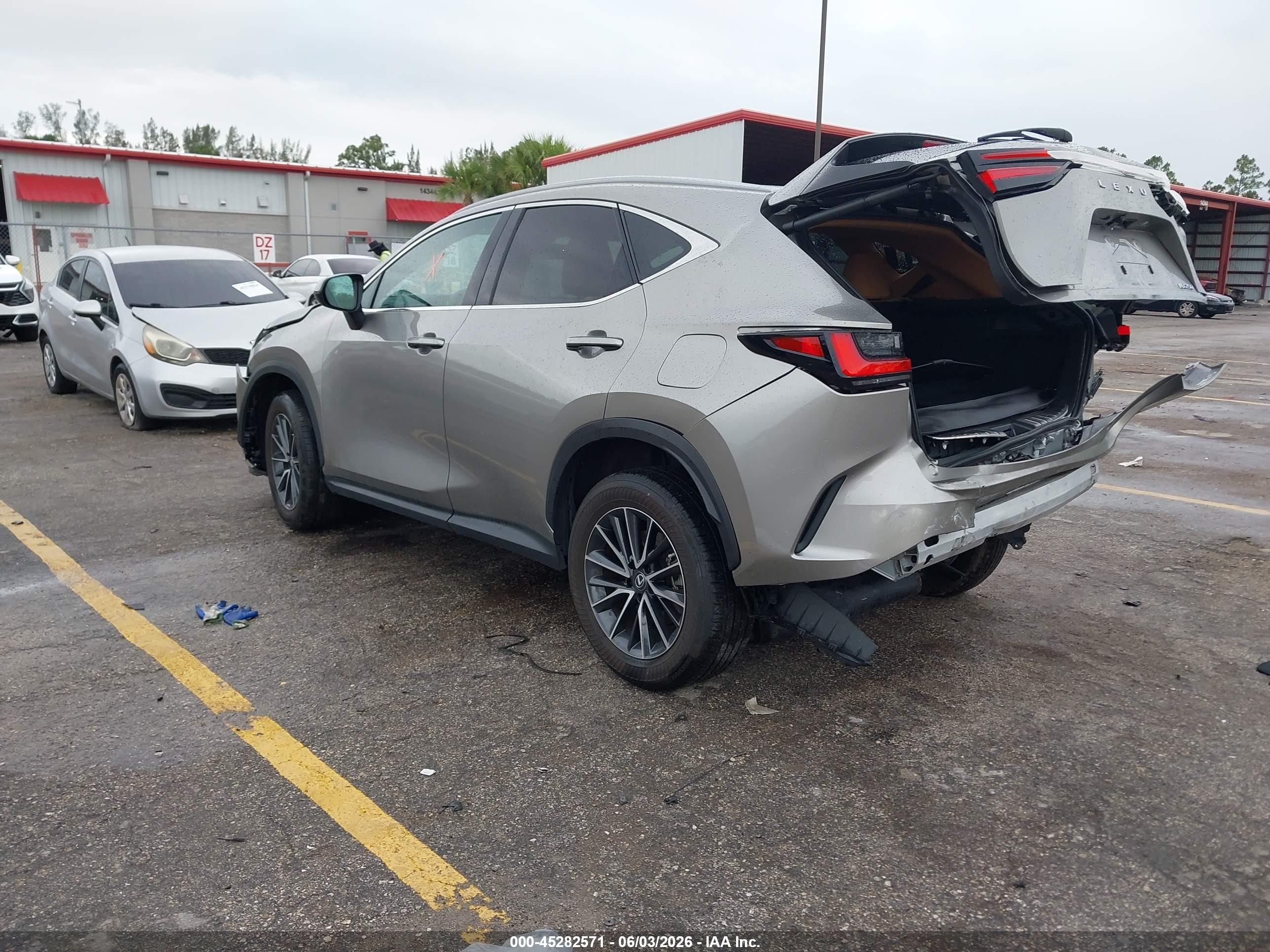 2023 Lexus Nx 250 Silver vin: 2T2ADCAZ4PC004748