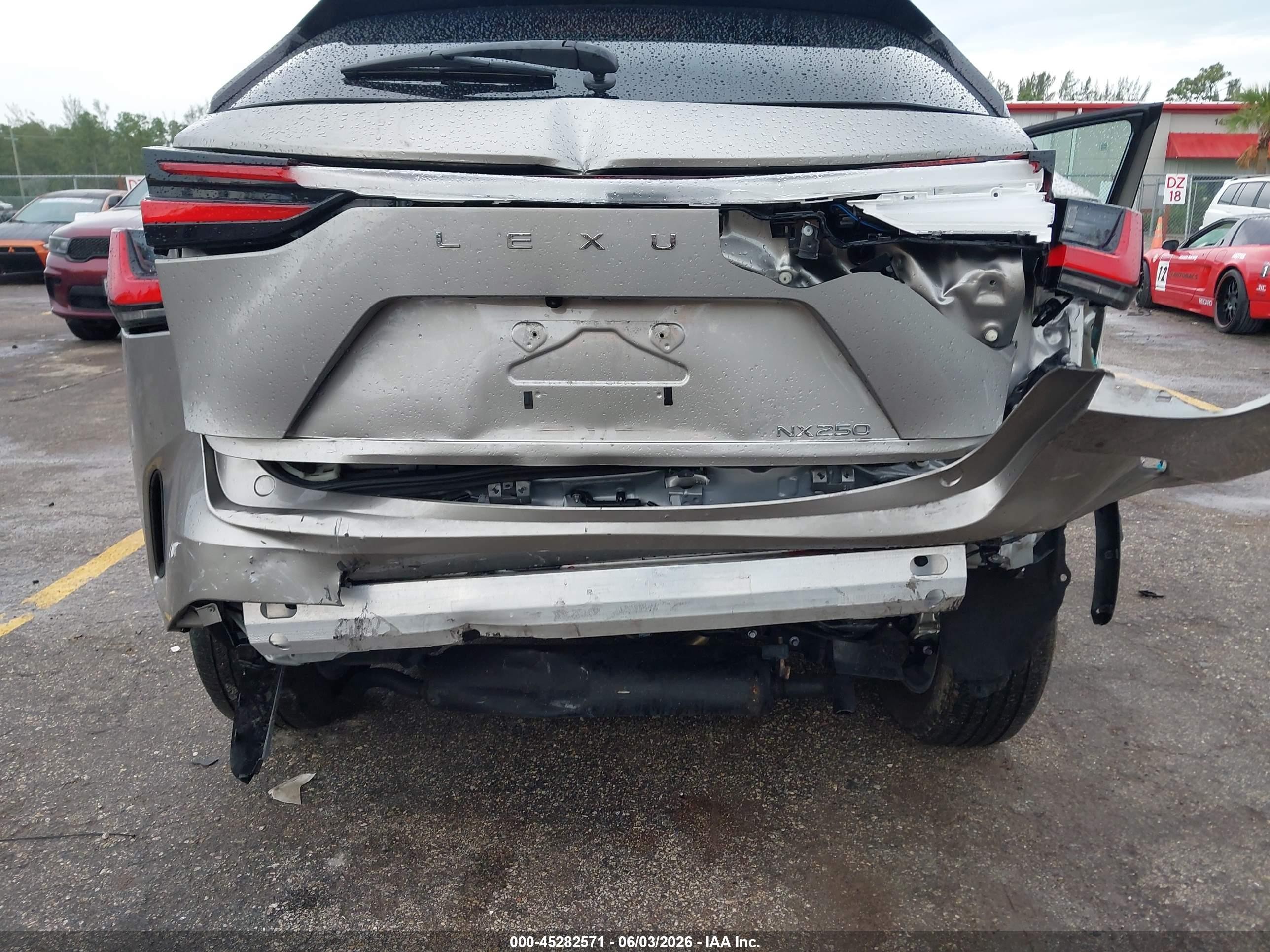 2023 Lexus Nx 250 Silver vin: 2T2ADCAZ4PC004748