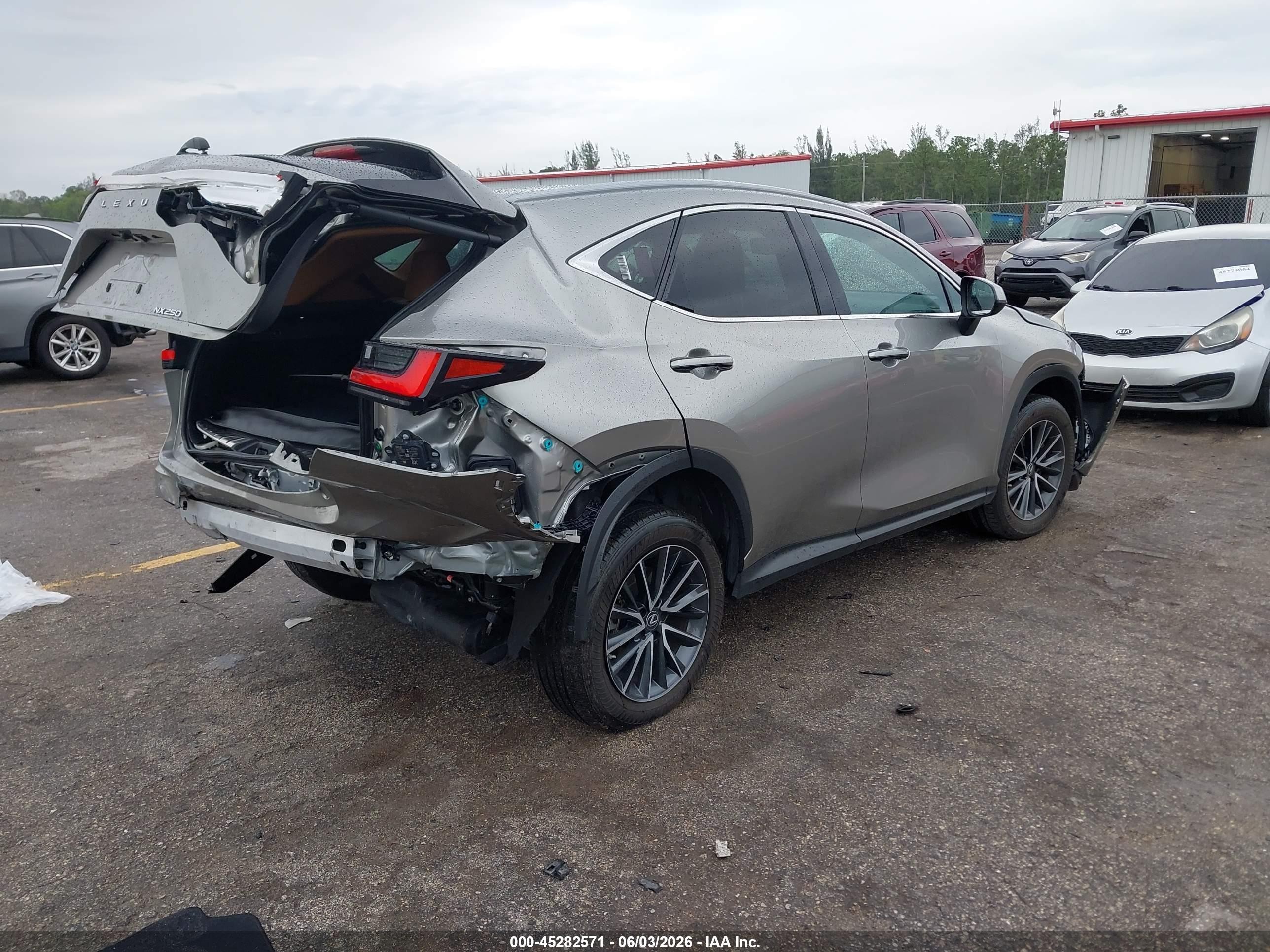 2023 Lexus Nx 250 Silver vin: 2T2ADCAZ4PC004748
