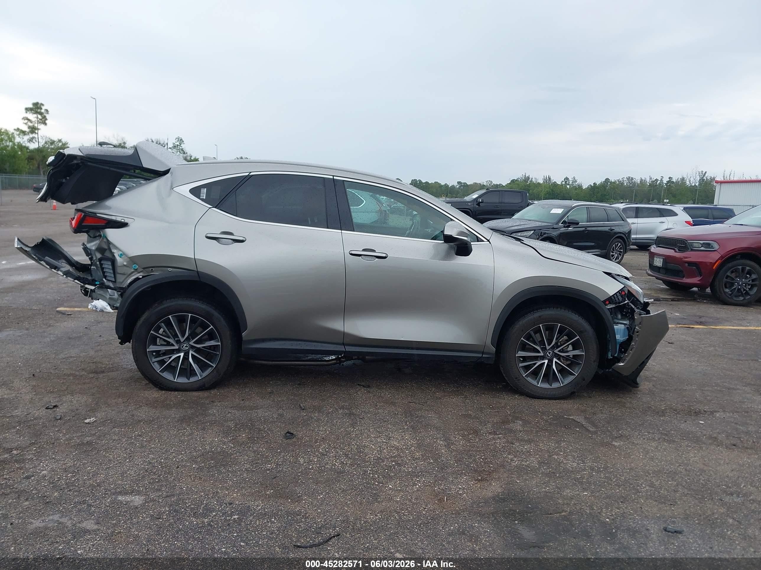2023 Lexus Nx 250 Silver vin: 2T2ADCAZ4PC004748