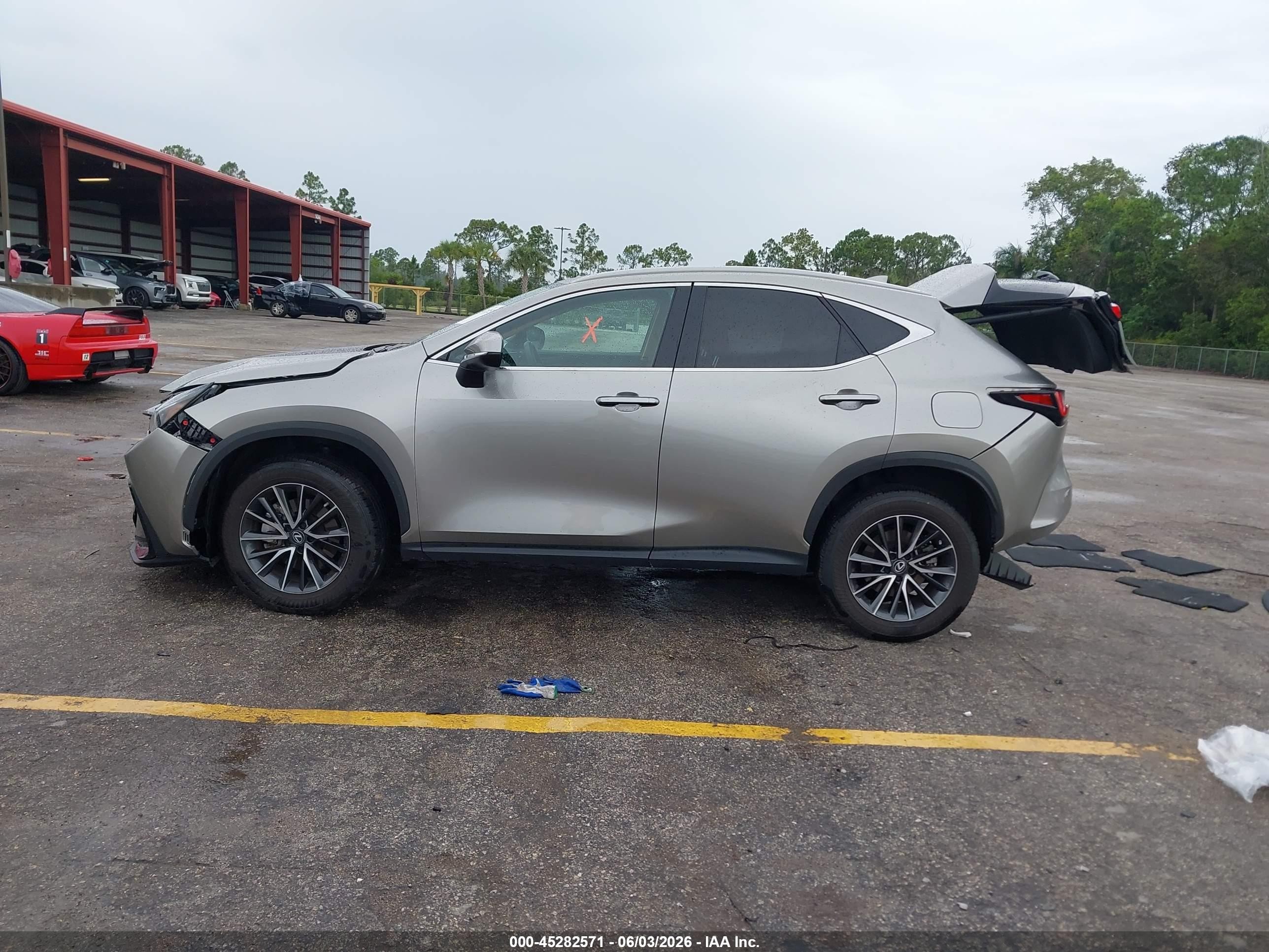 2023 Lexus Nx 250 Silver vin: 2T2ADCAZ4PC004748