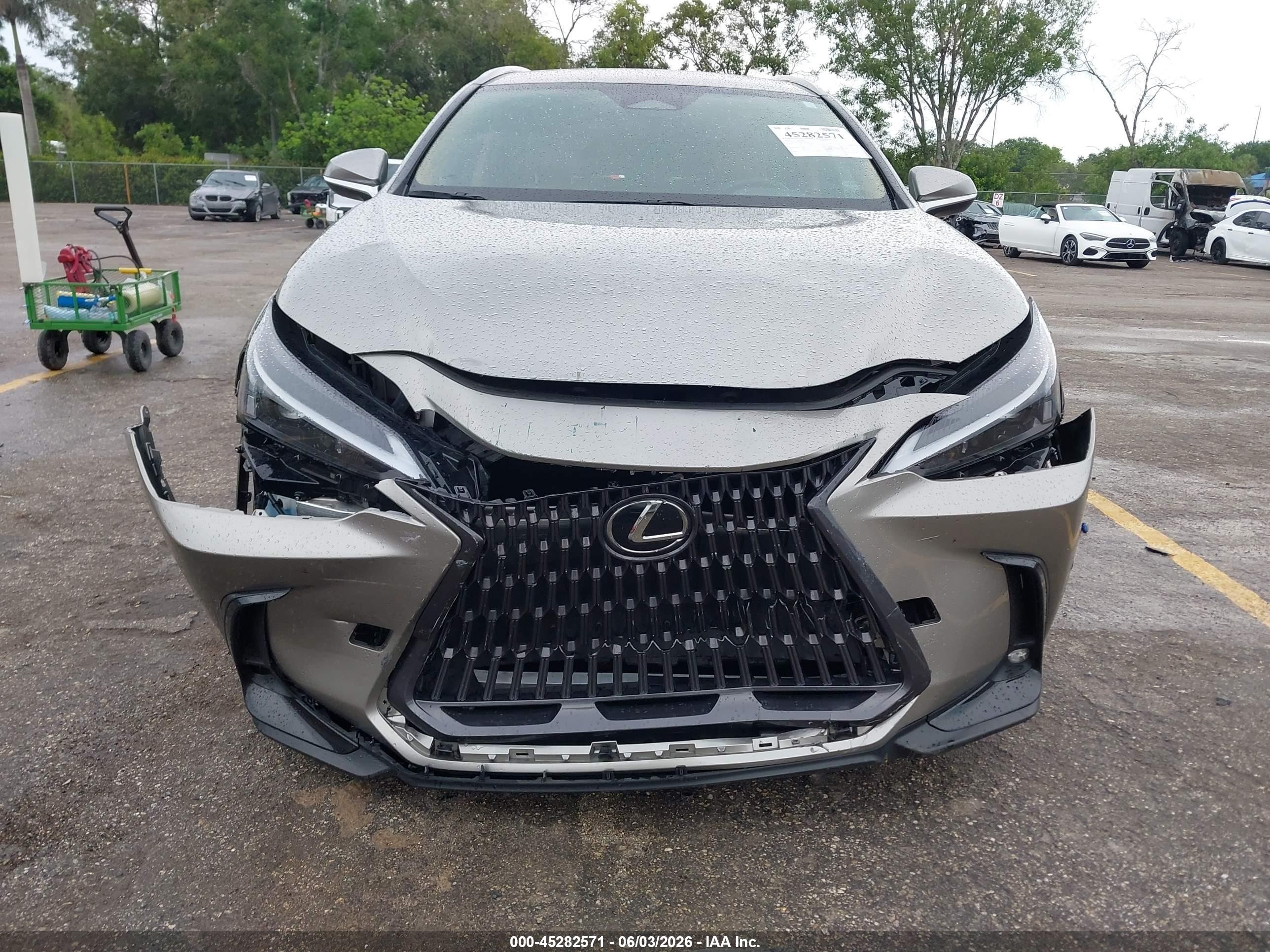 2023 Lexus Nx 250 Silver vin: 2T2ADCAZ4PC004748