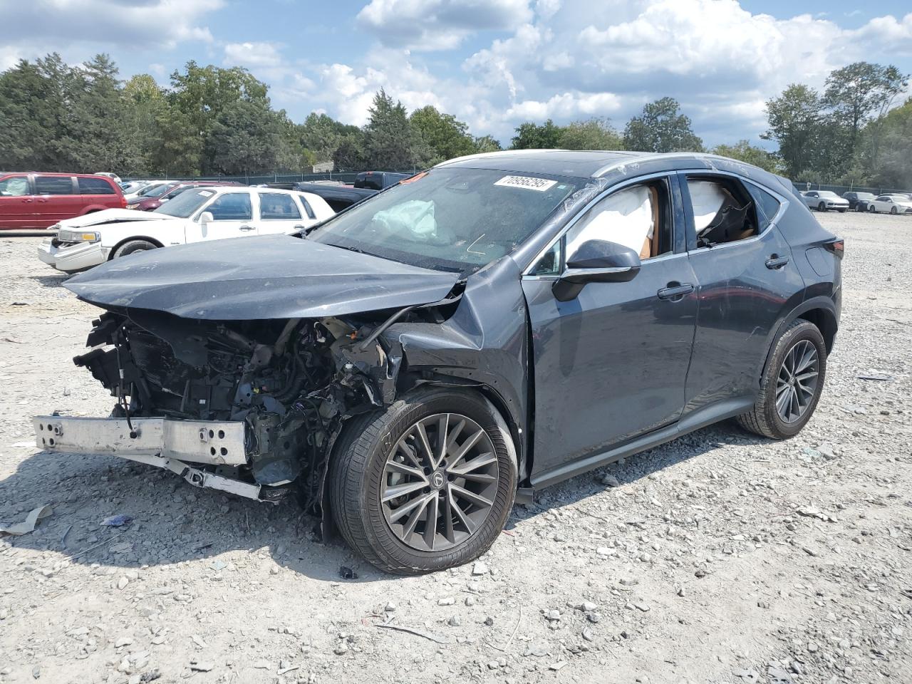 2022 Lexus Nx 350 Серый vin: 2T2AGCEZ0NC003241