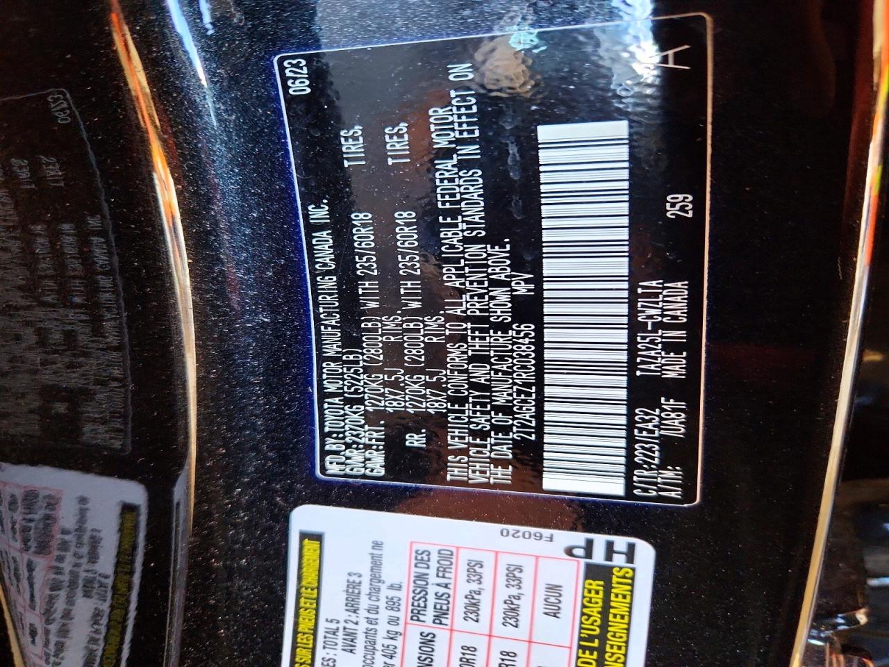 2024 Lexus Nx 350 Base Black vin: 2T2AGCEZ1RC038456