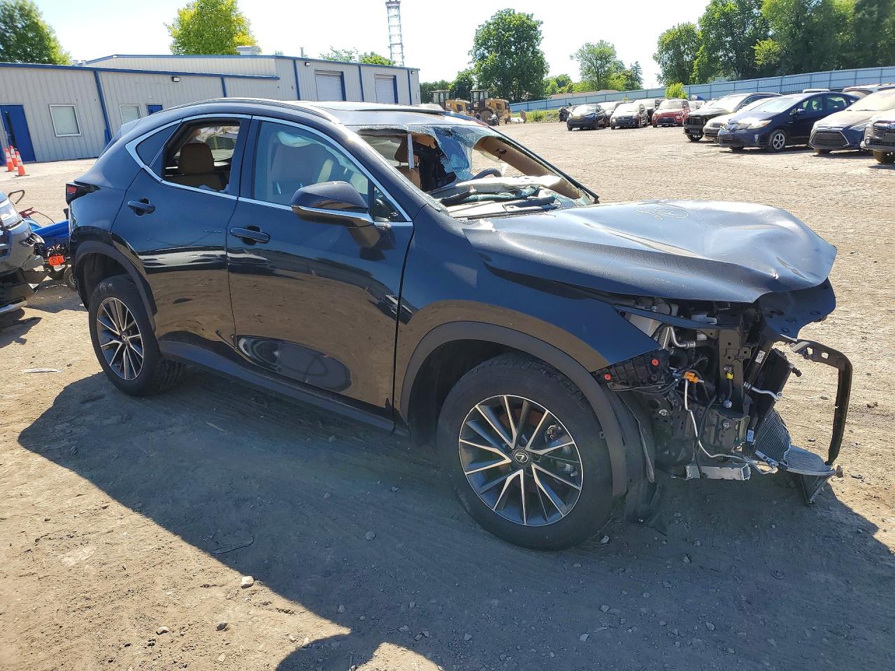 2022 Lexus Nx 350 Черный vin: 2T2AGCEZ2NC012975