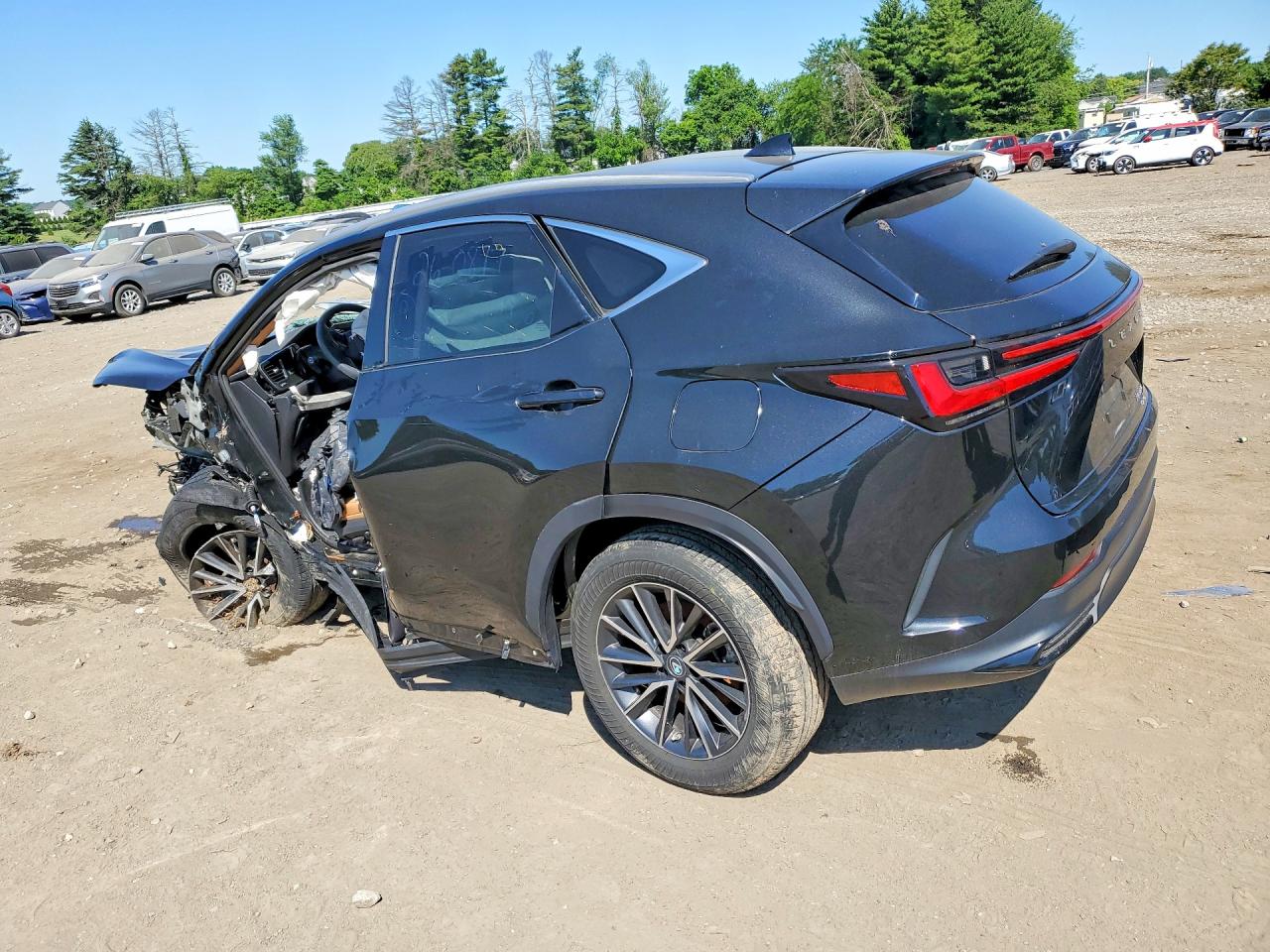 2022 Lexus Nx 350 Черный vin: 2T2AGCEZ2NC012975