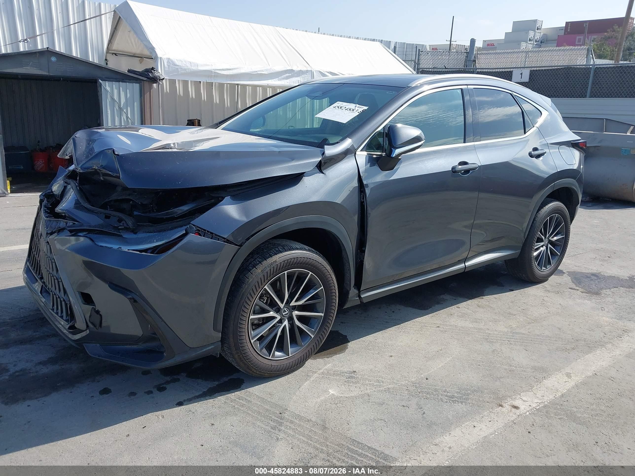 2024 Lexus Nx 350   Gray vin: 2T2AGCEZ2RC045111
