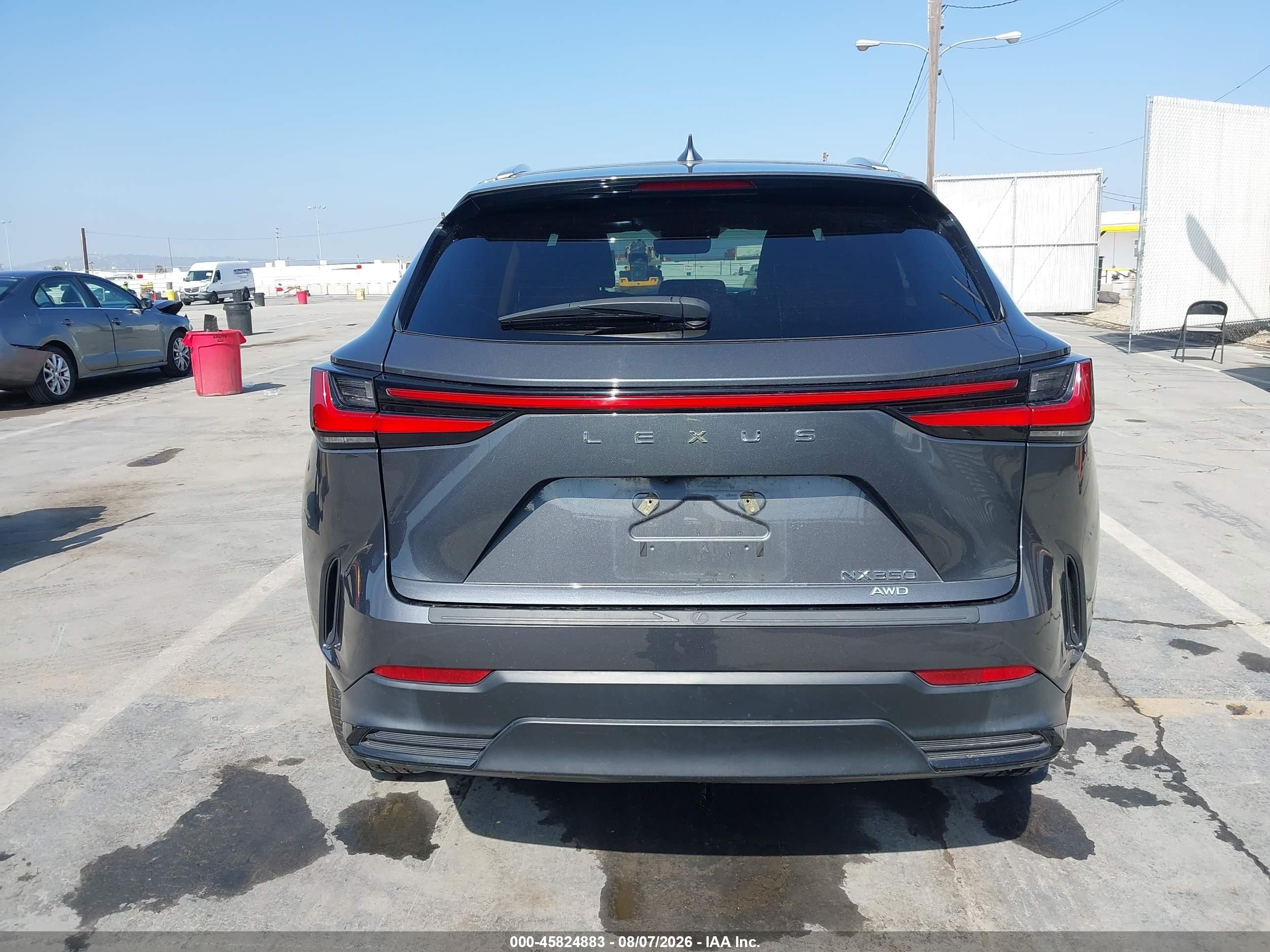 2024 Lexus Nx 350   Gray vin: 2T2AGCEZ2RC045111