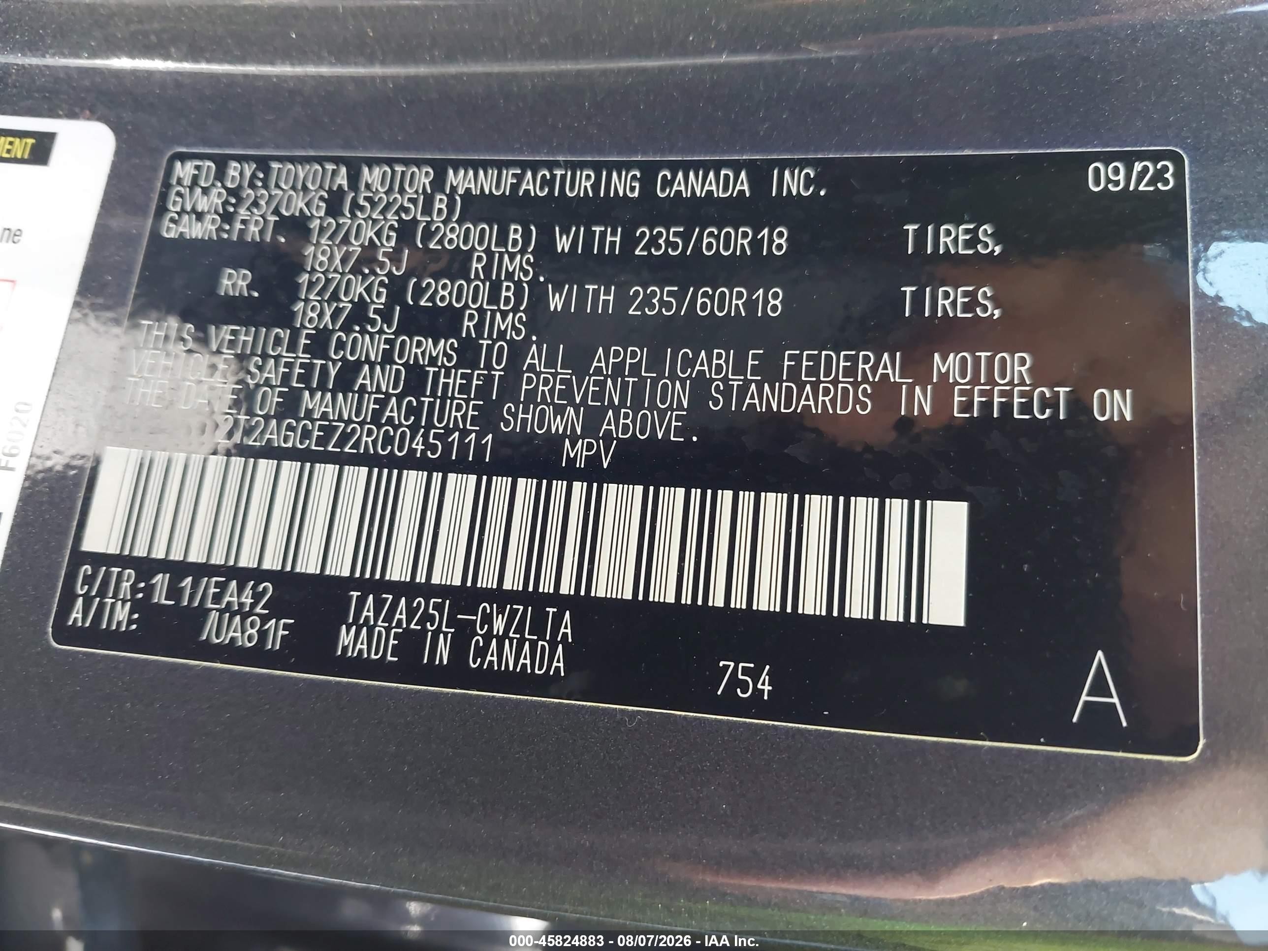 2024 Lexus Nx 350   Gray vin: 2T2AGCEZ2RC045111