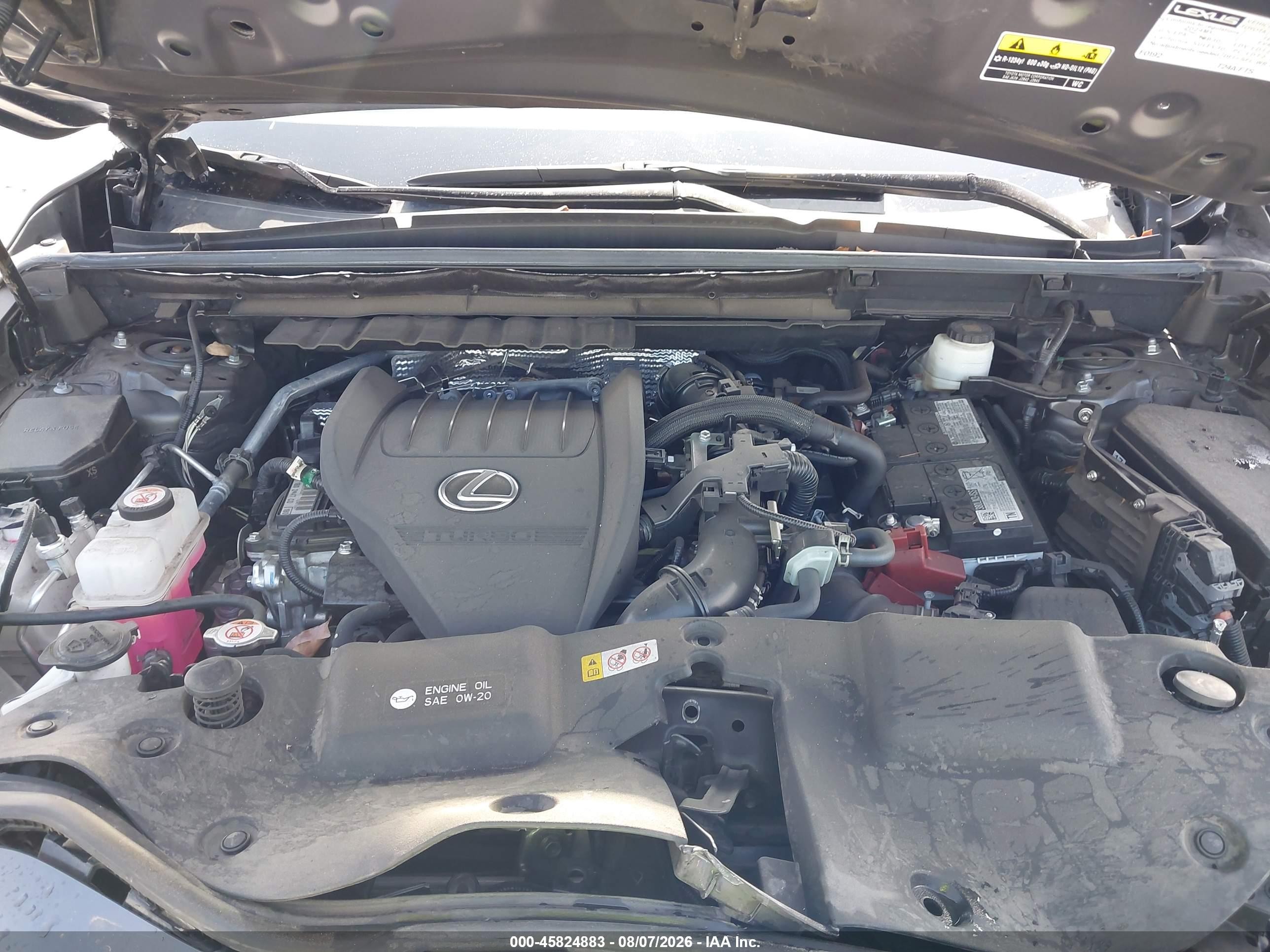 2024 Lexus Nx 350   Gray vin: 2T2AGCEZ2RC045111