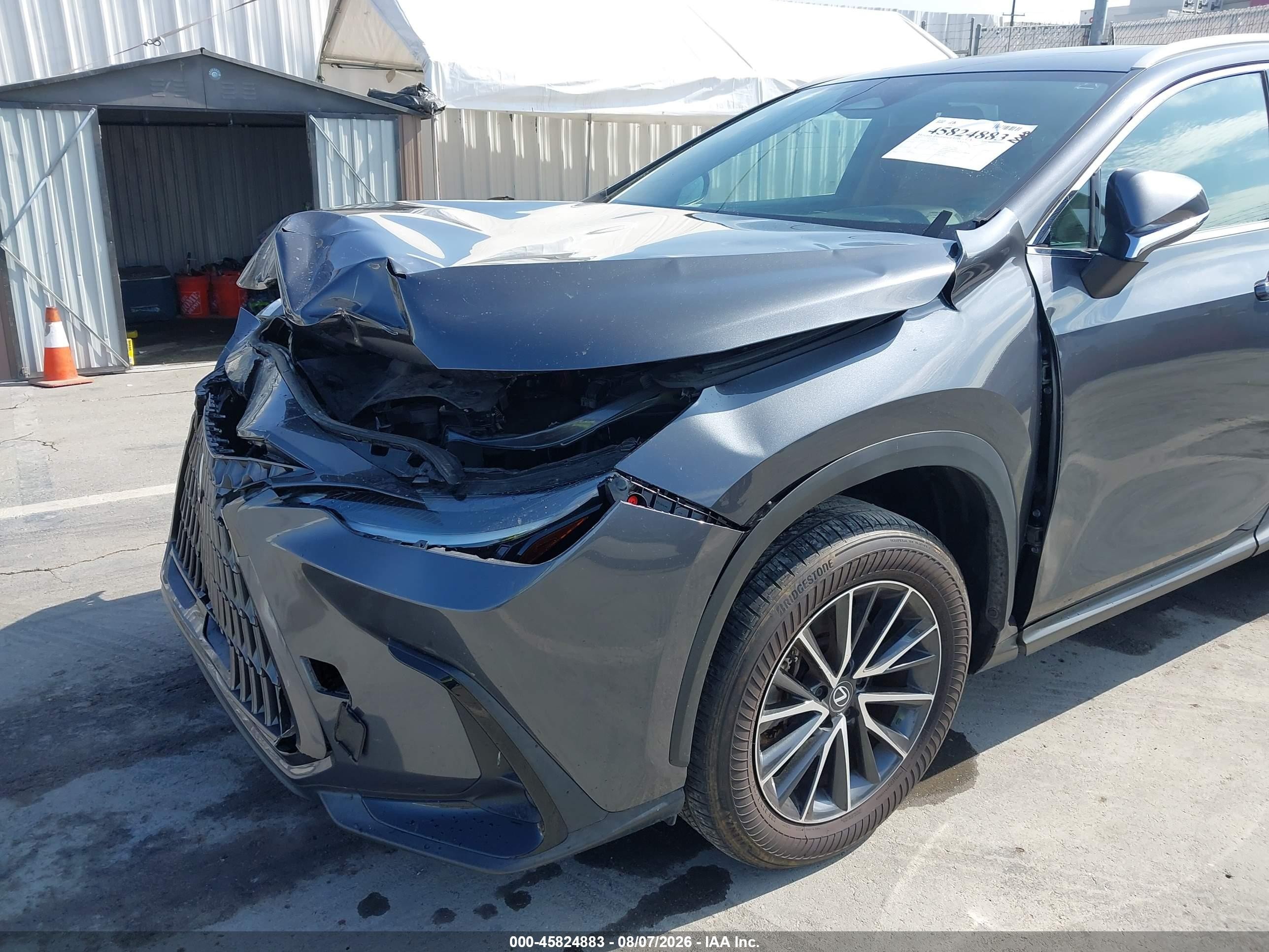 2024 Lexus Nx 350   Gray vin: 2T2AGCEZ2RC045111