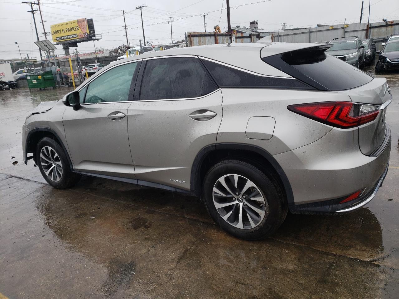 2020 Lexus Rx 450h Base Gray vin: 2T2AGMDA2LC045957