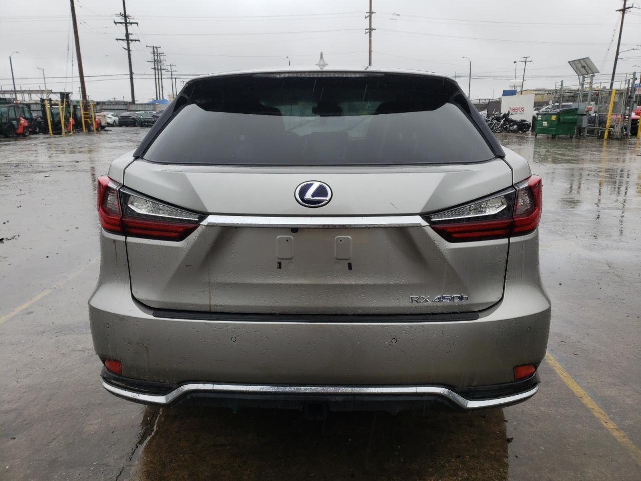 2020 Lexus Rx 450h Base Gray vin: 2T2AGMDA2LC045957