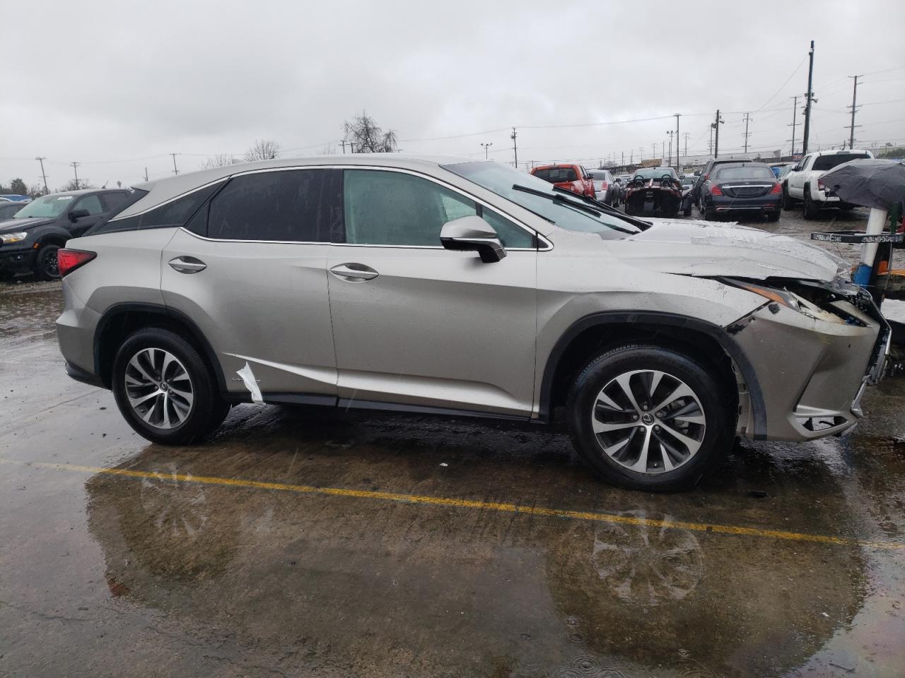 2020 Lexus Rx 450h Base Gray vin: 2T2AGMDA2LC045957