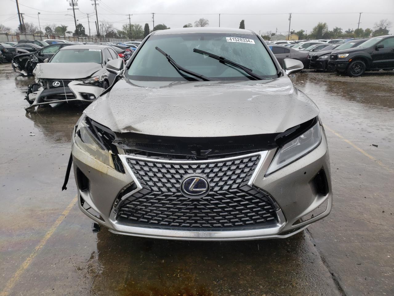 2020 Lexus Rx 450h Base Gray vin: 2T2AGMDA2LC045957