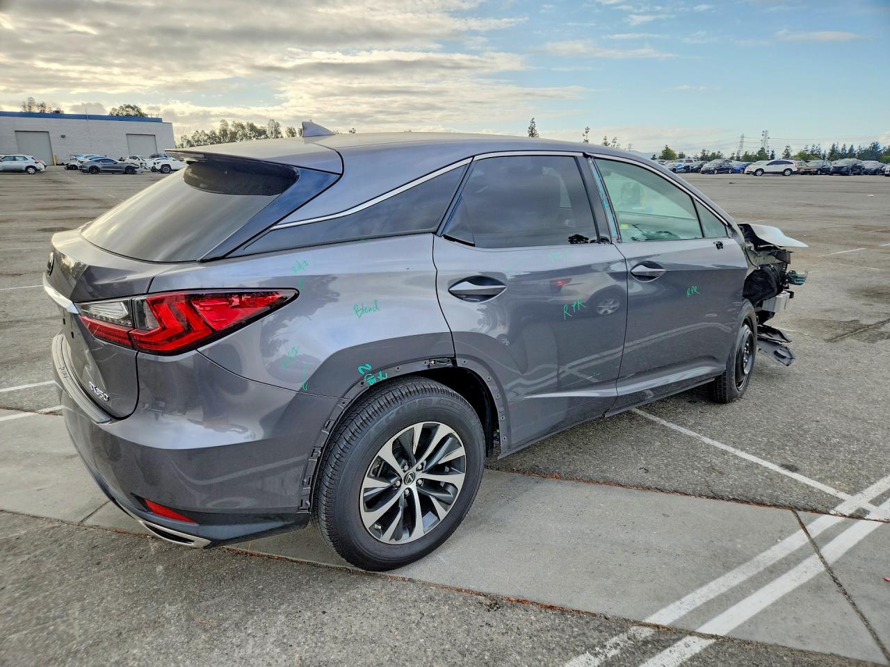 2021 Lexus Rx 350 Base Gray vin: 2T2AZMAA0MC193783