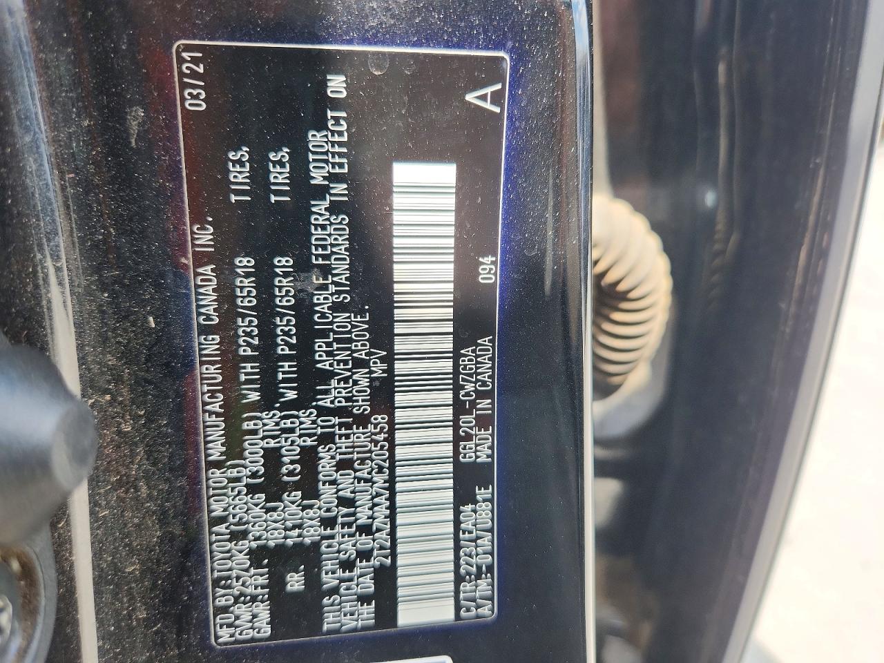 2021 Lexus Rx 350 Base Black vin: 2T2AZMAA7MC205458