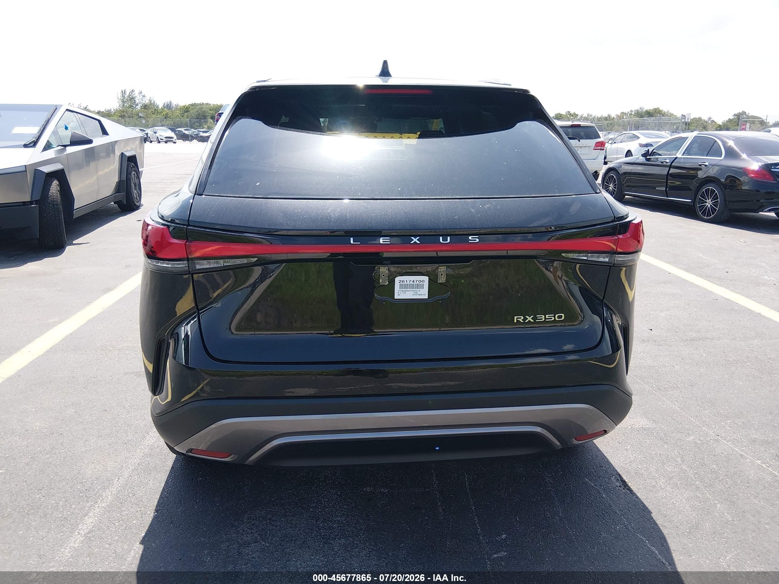2026 Lexus Rx 350 Premium+ Black vin: 2T2BAMBA5TC075110