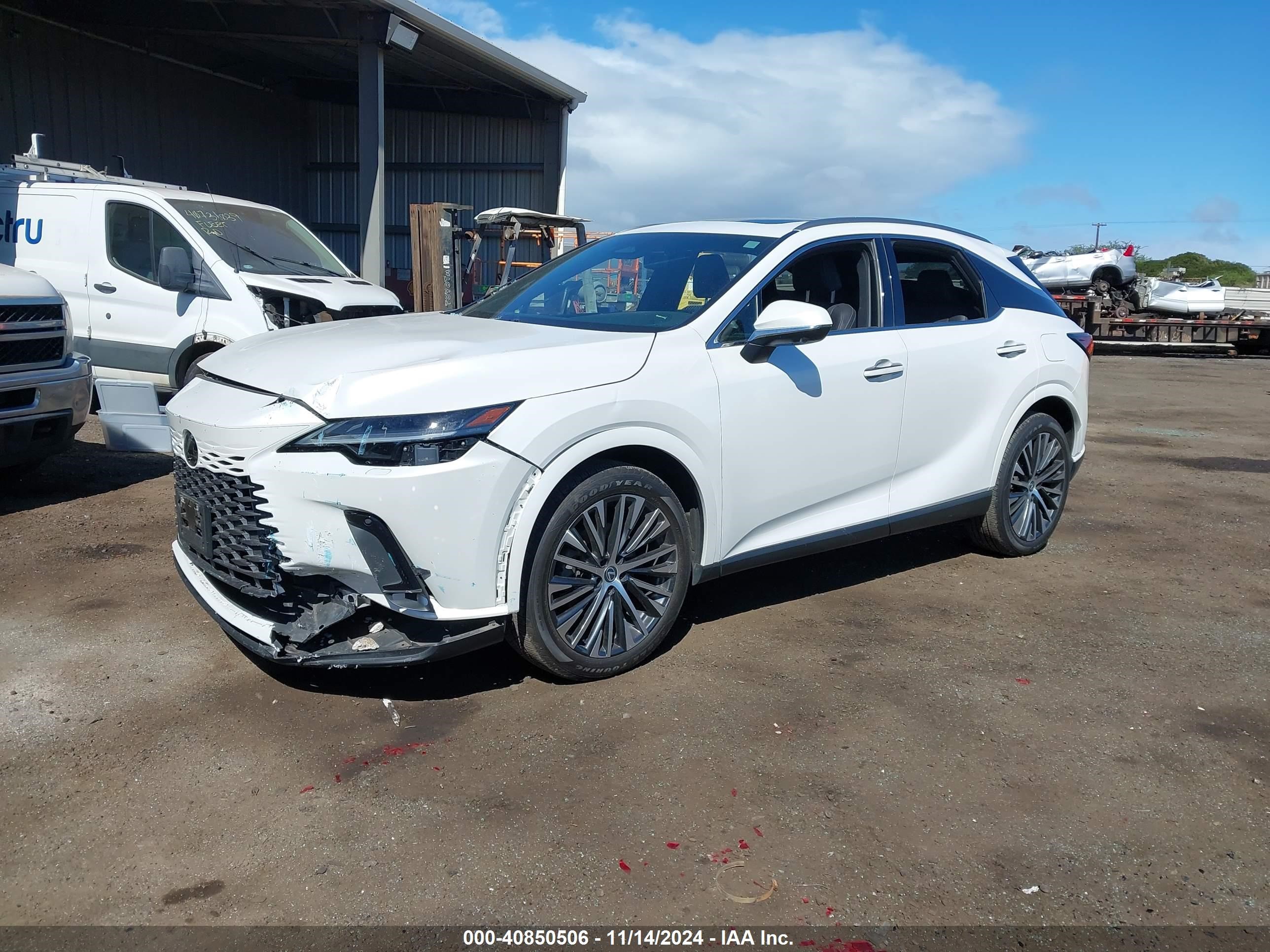 2023 Lexus Rx 350 Luxury/premium/premium Plus White vin: 2T2BAMBA7PC007963