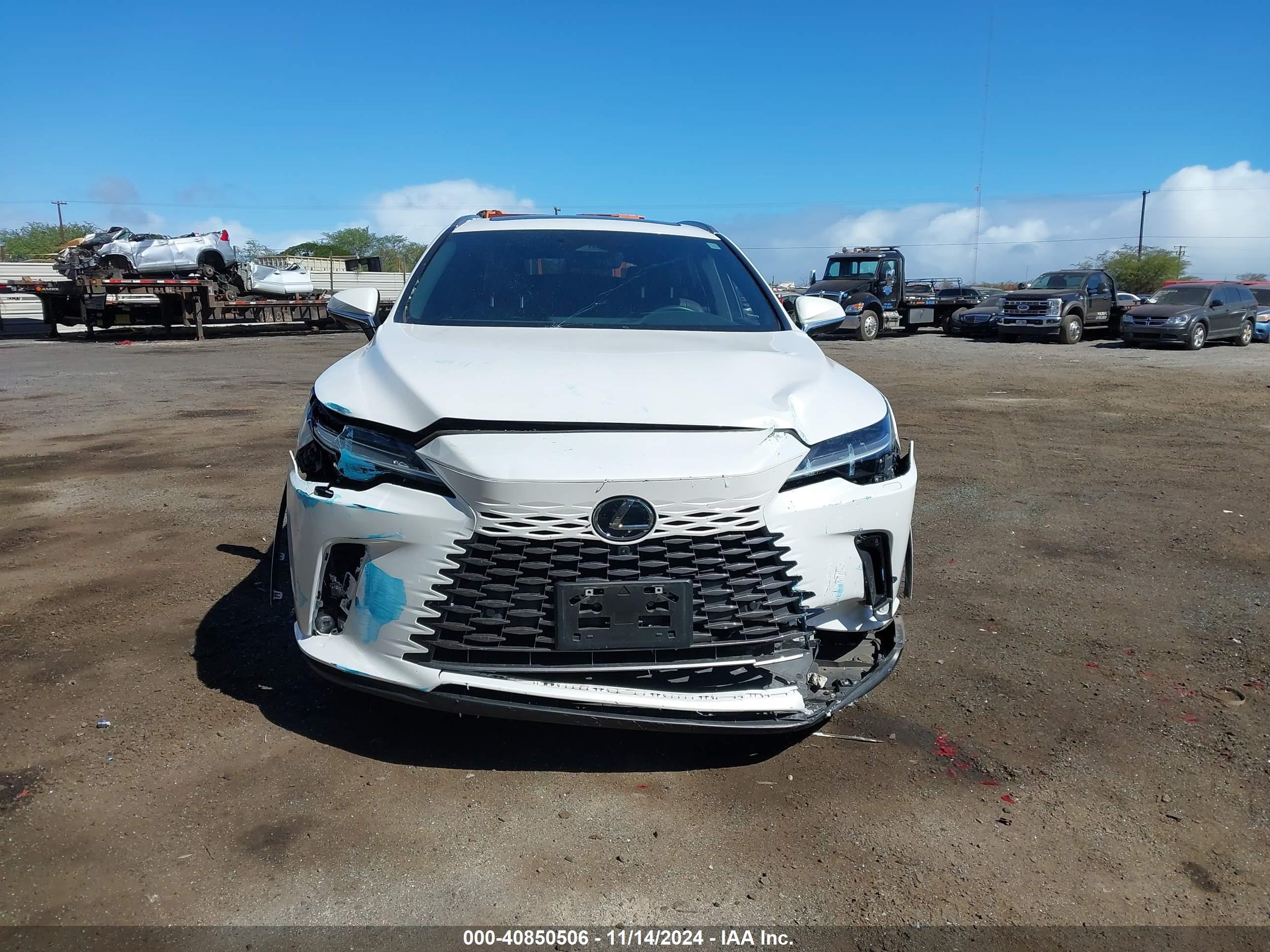 2023 Lexus Rx 350 Luxury/premium/premium Plus White vin: 2T2BAMBA7PC007963