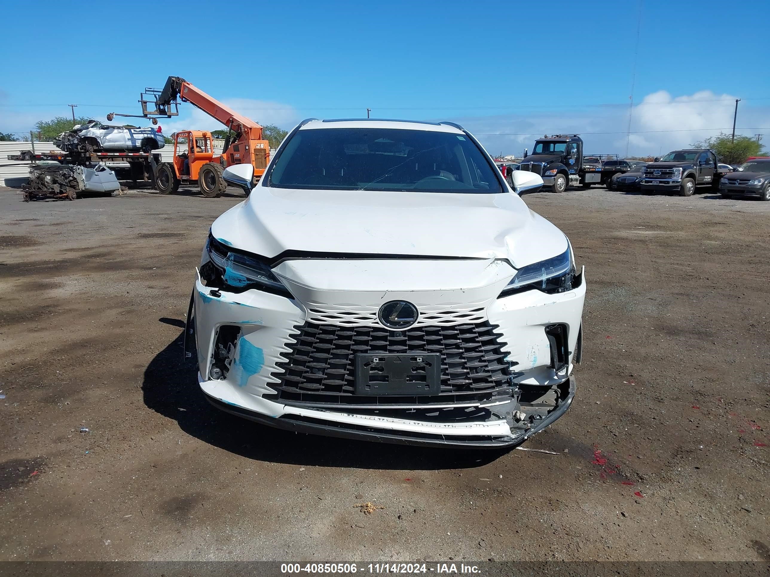 2023 Lexus Rx 350 Luxury/premium/premium Plus White vin: 2T2BAMBA7PC007963