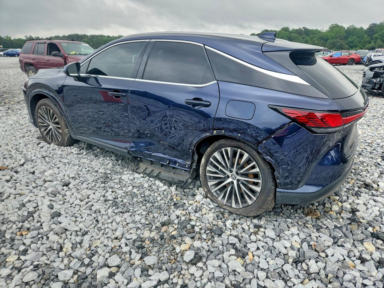 2025 Lexus Rx 350 Premium+ Blue vin: 2T2BAMBAXSC064120