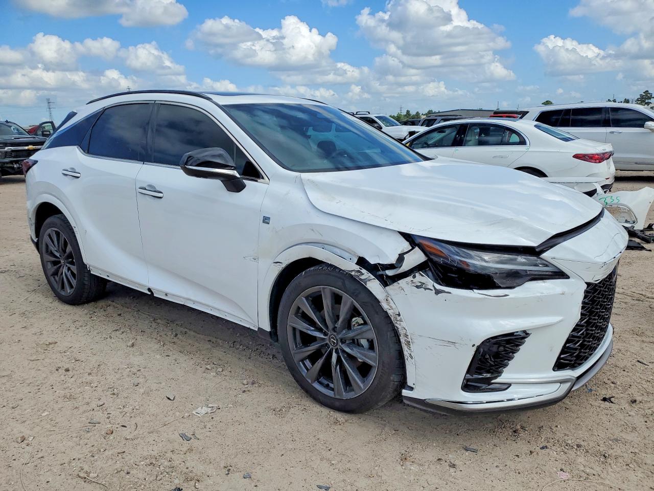 2025 Lexus Rx 350 F Sport Design White vin: 2T2BAMCA0SC120550