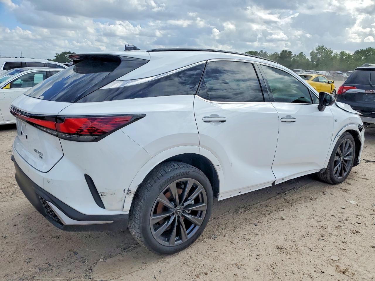 2025 Lexus Rx 350 F Sport Design White vin: 2T2BAMCA0SC120550