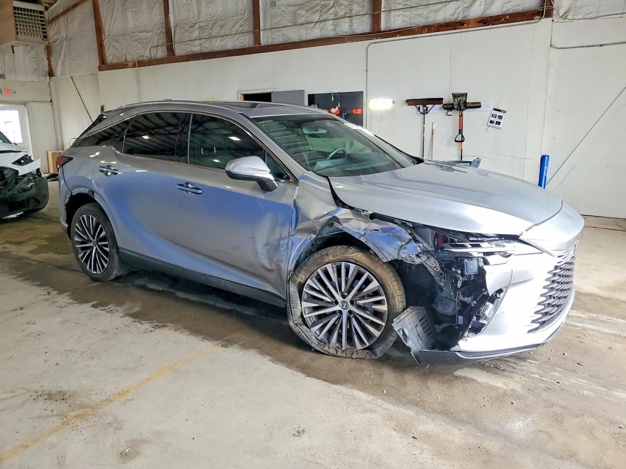 2023 Lexus Rx 350 Premium+ Silver vin: 2T2BAMCA4PC014058