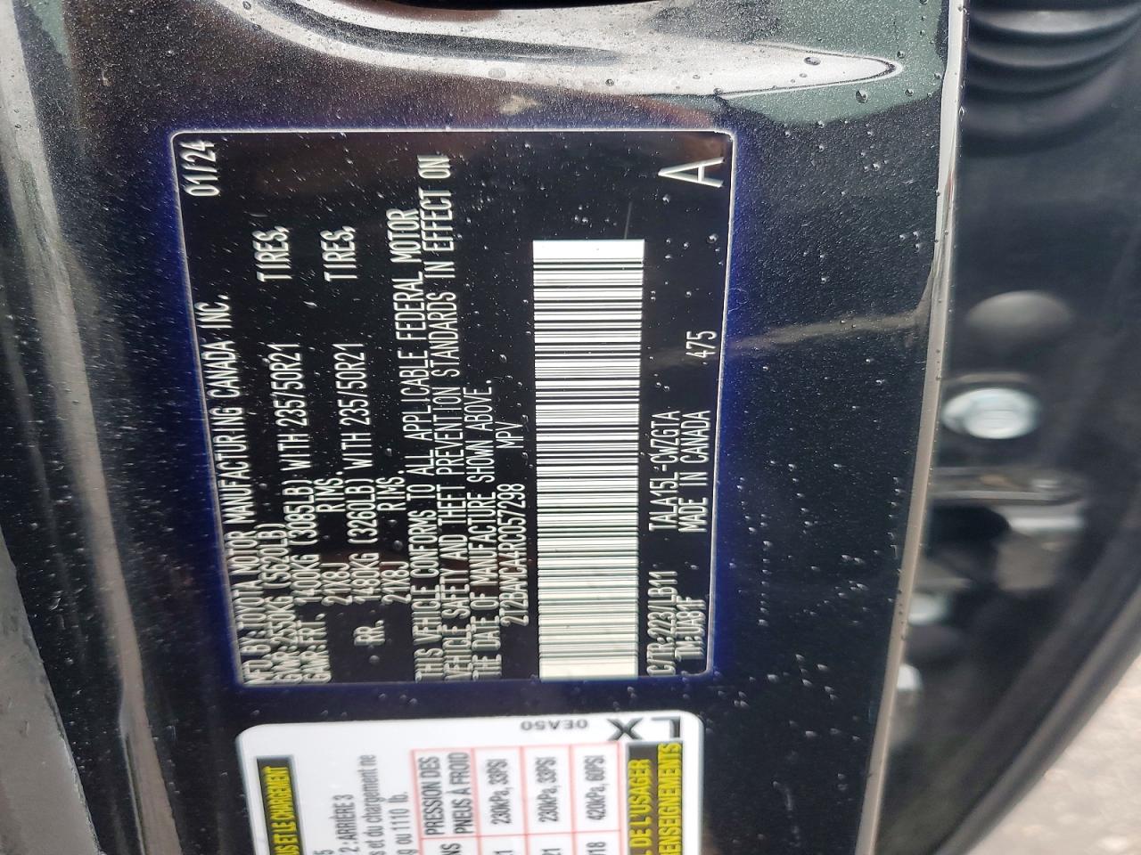 2024 Lexus Rx 350 Premium+ Black vin: 2T2BAMCA4RC057298
