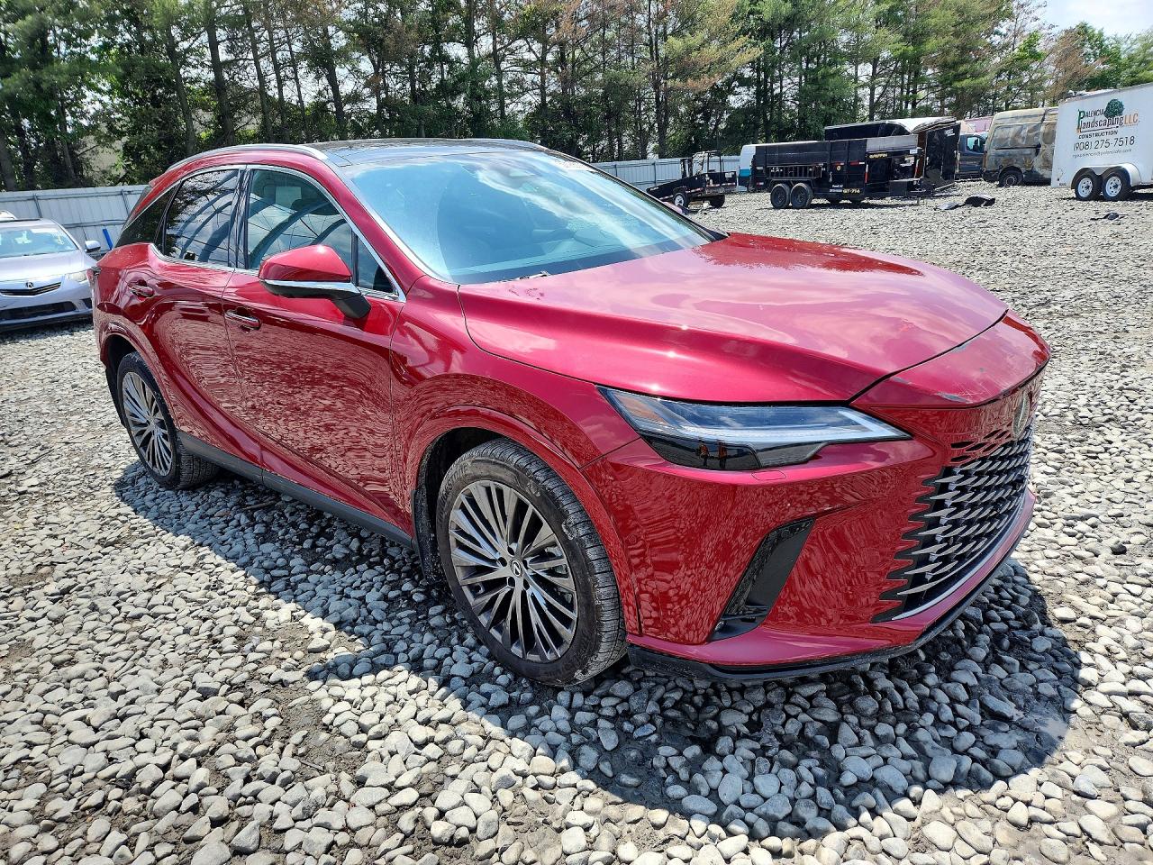 2024 Lexus Rx 350 Luxury Red vin: 2T2BAMCA4RC069760