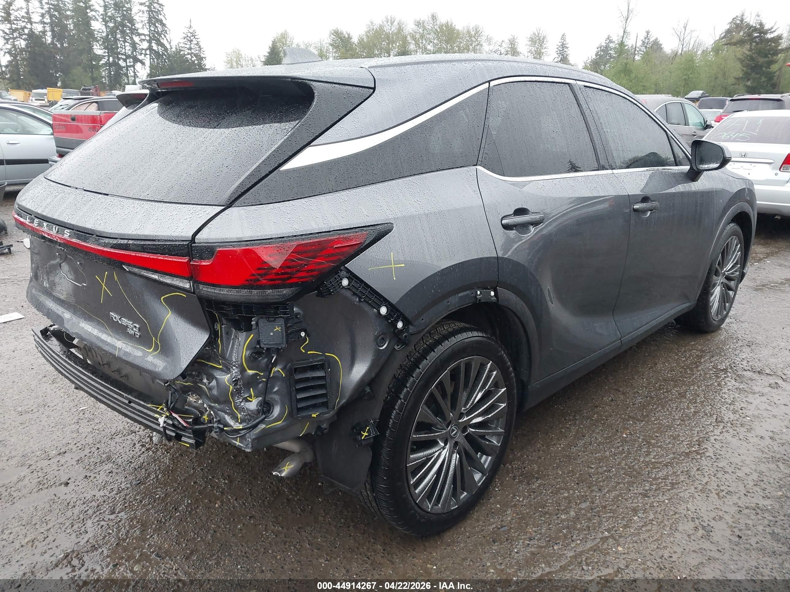 2023 Lexus Rx 350 Luxury Gray vin: 2T2BAMCA6PC009055