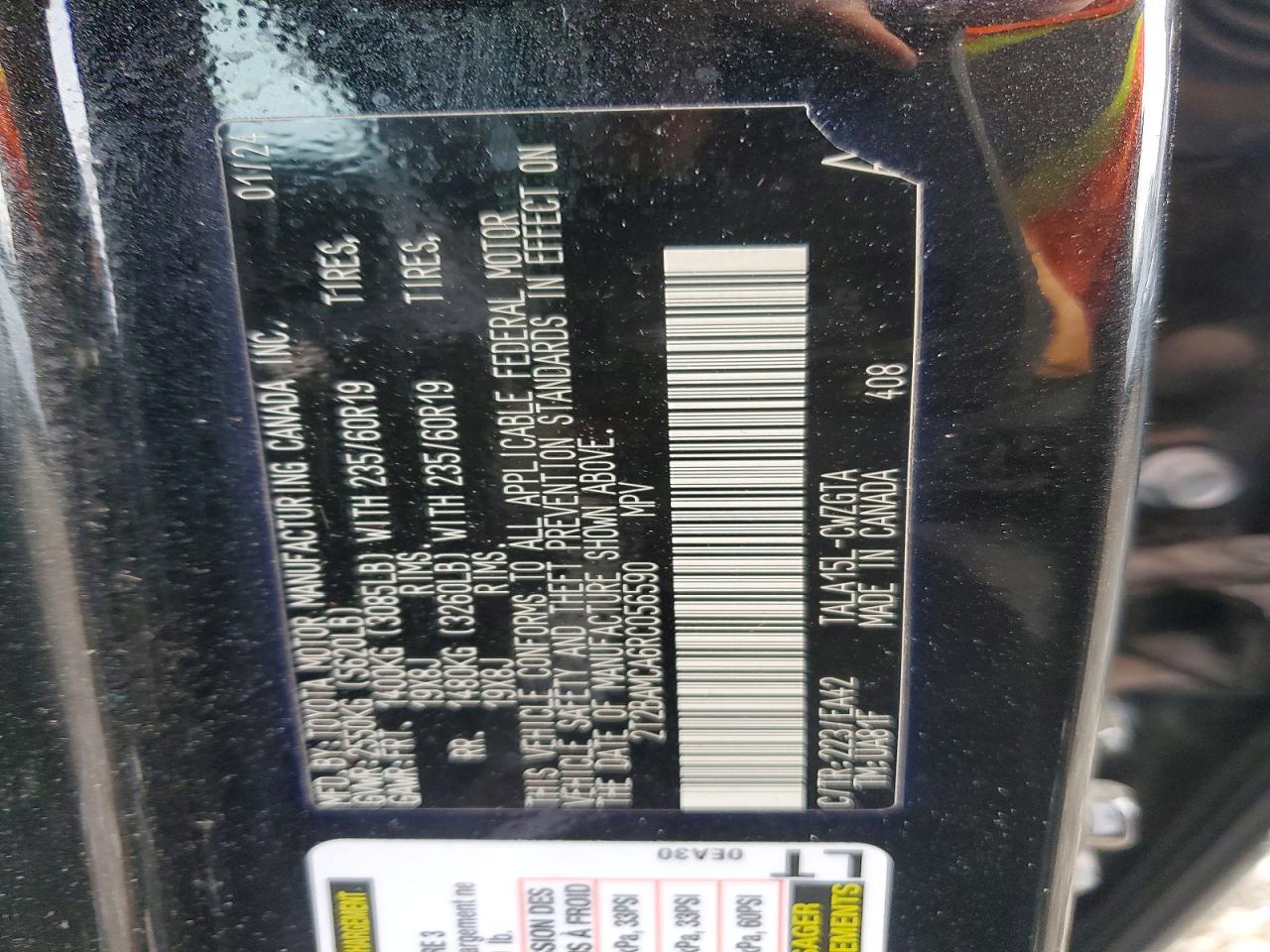 2024 Lexus Rx 350 Premium Black vin: 2T2BAMCA6RC056590