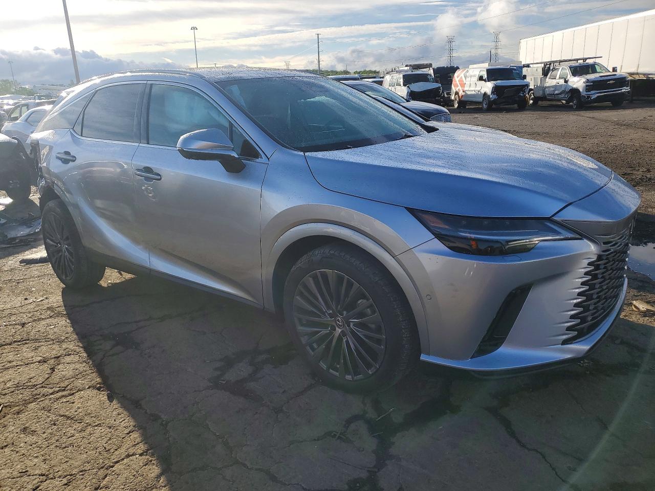 2025 Lexus Rx 350 Luxury Silver vin: 2T2BAMCA9SC123415