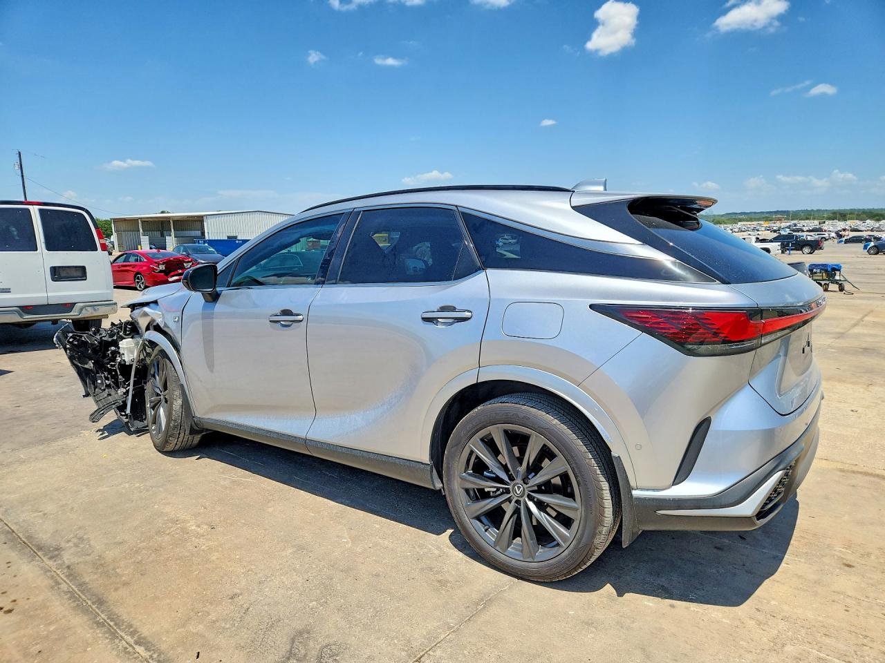 2024 Lexus Rx 350 F Sport Handling Серебряный vin: 2T2BAMCAXRC058228