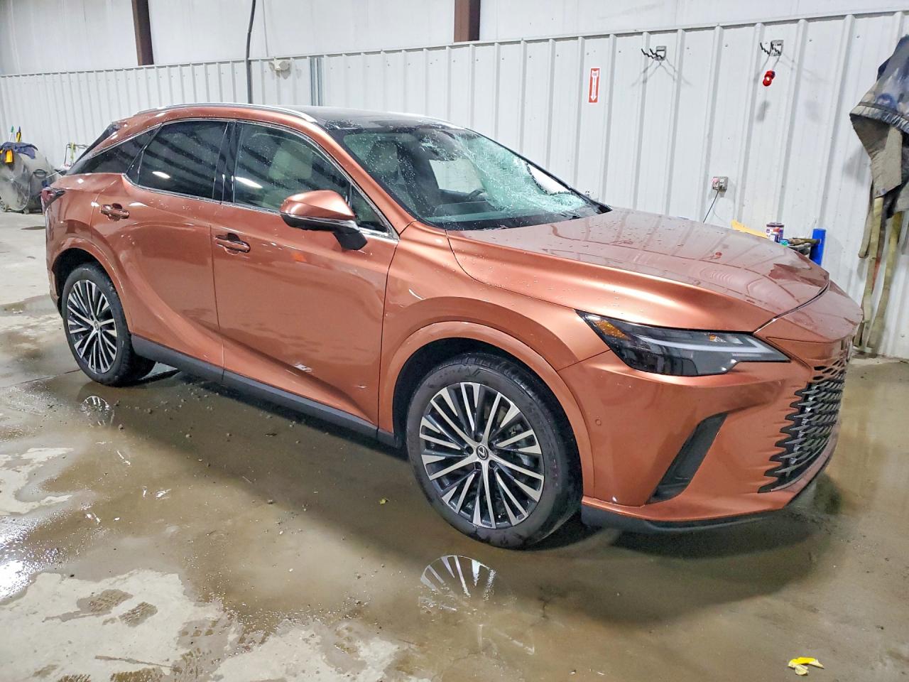 2025 Lexus Rx 350h Premium+ Brown vin: 2T2BBMCA0SC082167