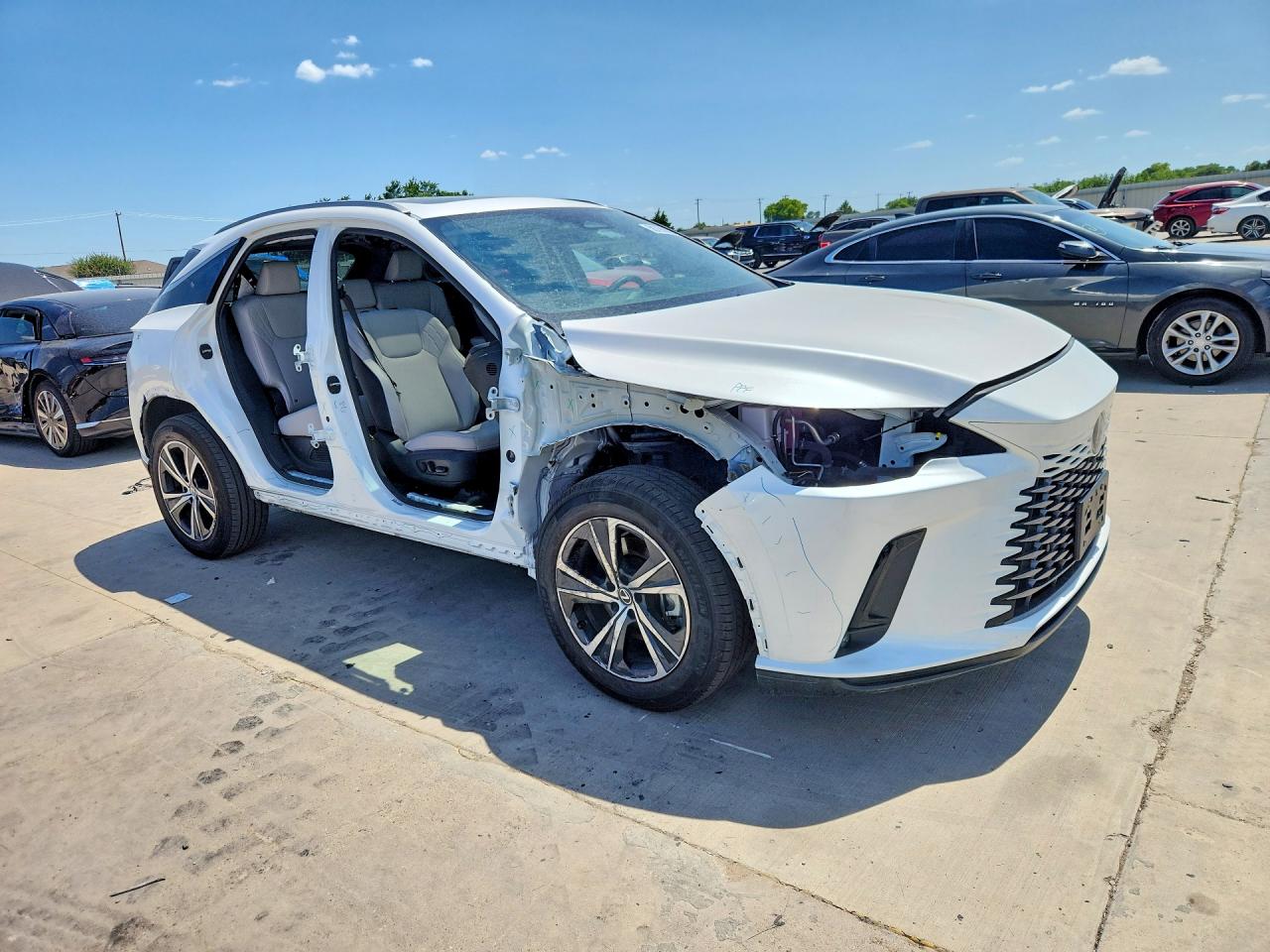 2025 Lexus Rx 350h Premium White vin: 2T2BBMCA0SC088793