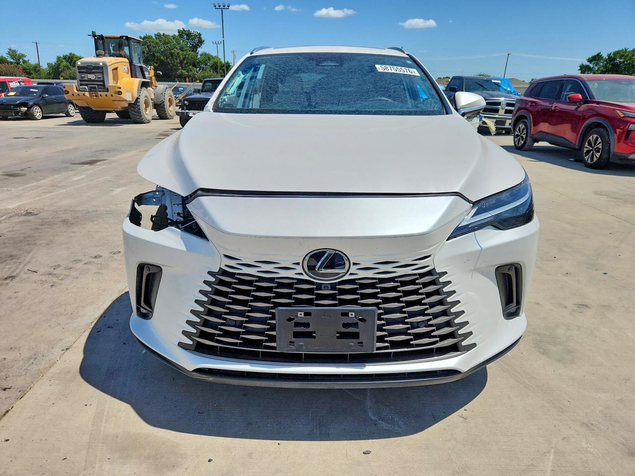 2025 Lexus Rx 350h Premium White vin: 2T2BBMCA0SC088793