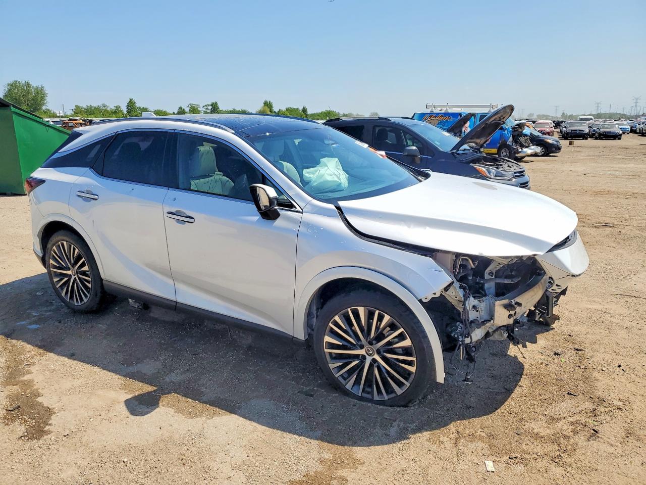 2023 Lexus Rx 350h Premium+ White vin: 2T2BBMCA2PC015853