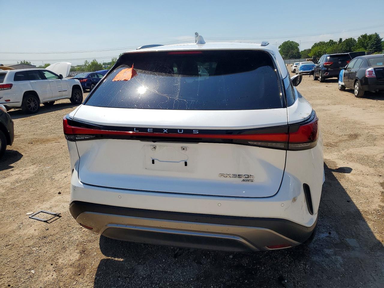 2023 Lexus Rx 350h Premium+ White vin: 2T2BBMCA2PC015853