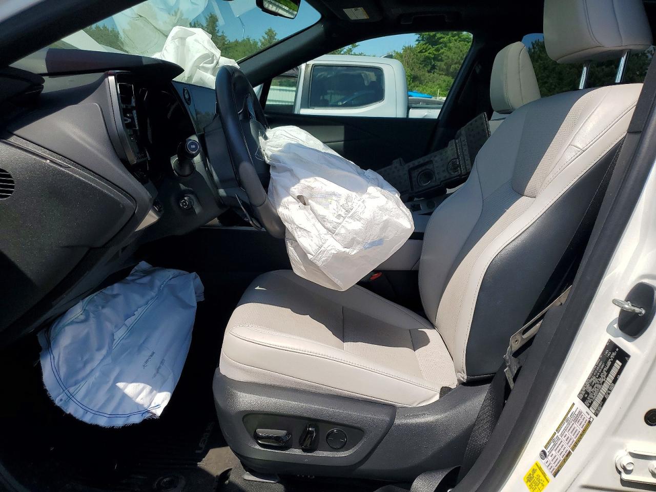 2023 Lexus Rx 350h Premium+ White vin: 2T2BBMCA2PC015853