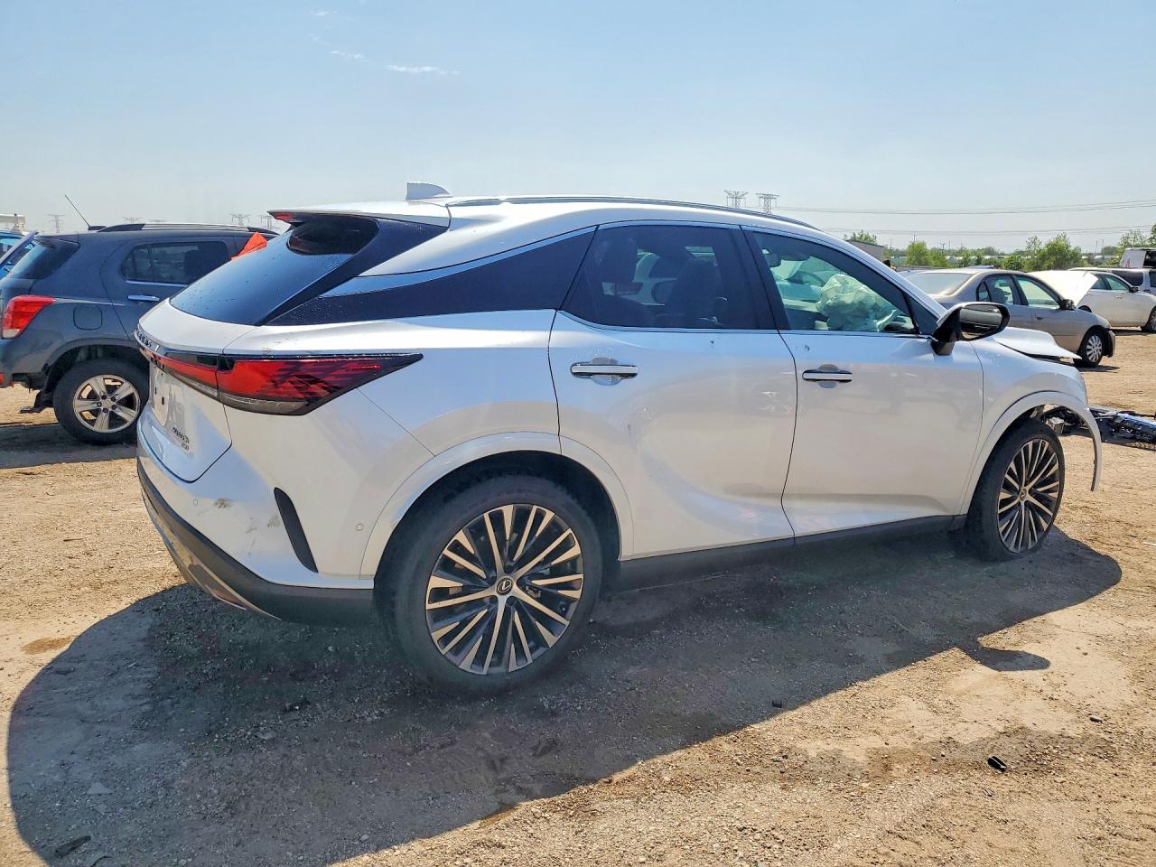 2023 Lexus Rx 350h Premium+ White vin: 2T2BBMCA2PC015853