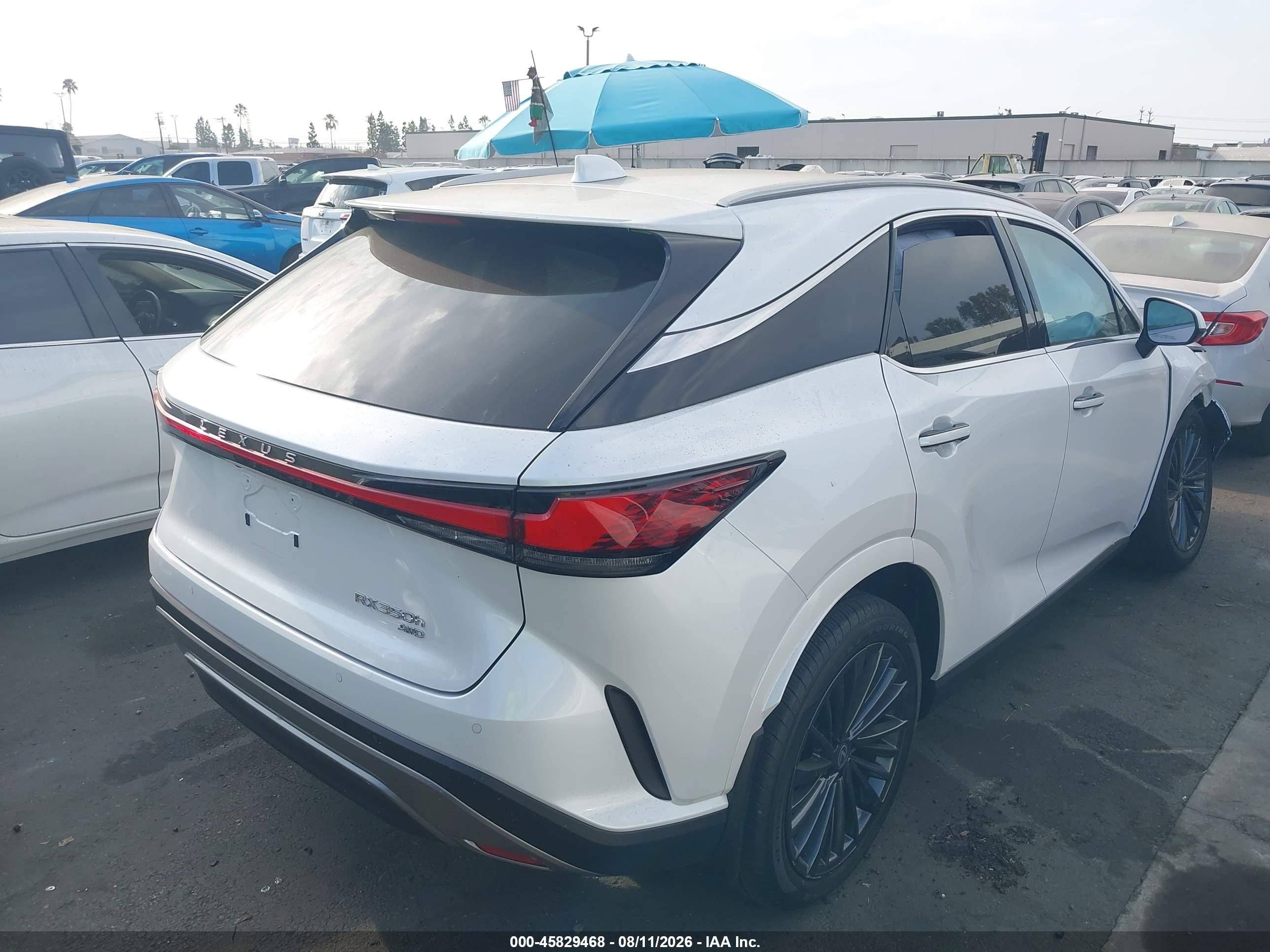 2026 Lexus Rx 350h Premium White vin: 2T2BBMCA2TC111119
