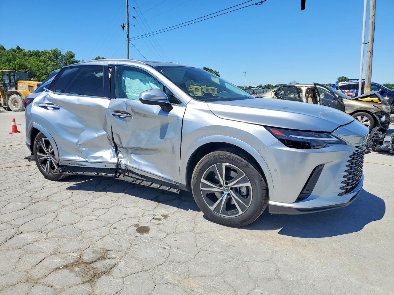 2024 Lexus Rx 350h Premium+ Серебряный vin: 2T2BBMCA3RC025956