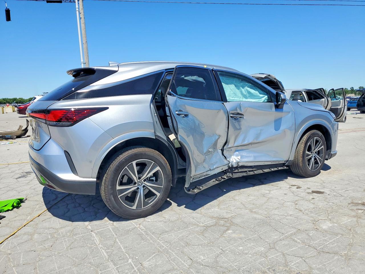 2024 Lexus Rx 350h Premium+ Серебряный vin: 2T2BBMCA3RC025956